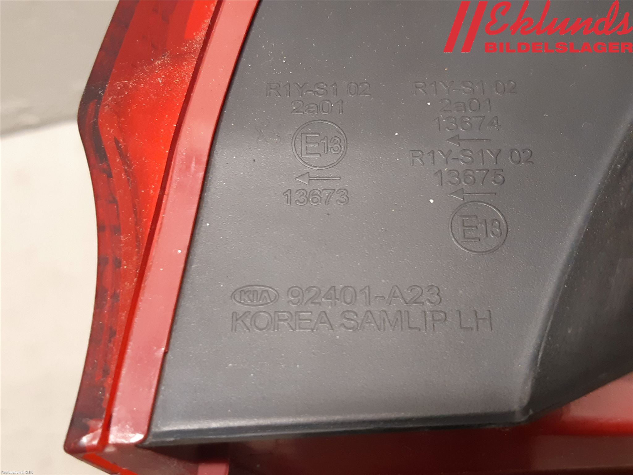 Kia CEED 12-18 Bakljus Vänster