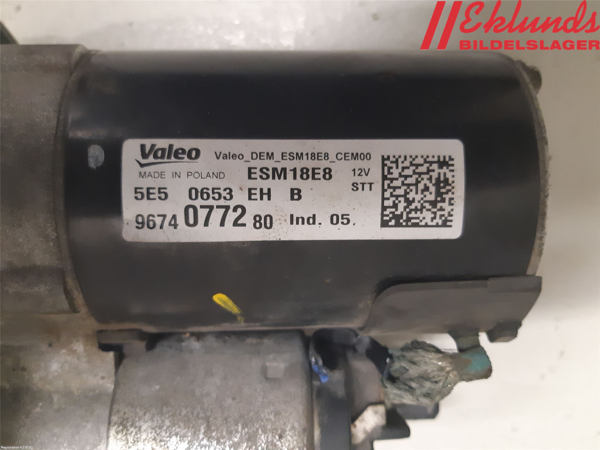 Peugeot 308 14-21 Startmotor