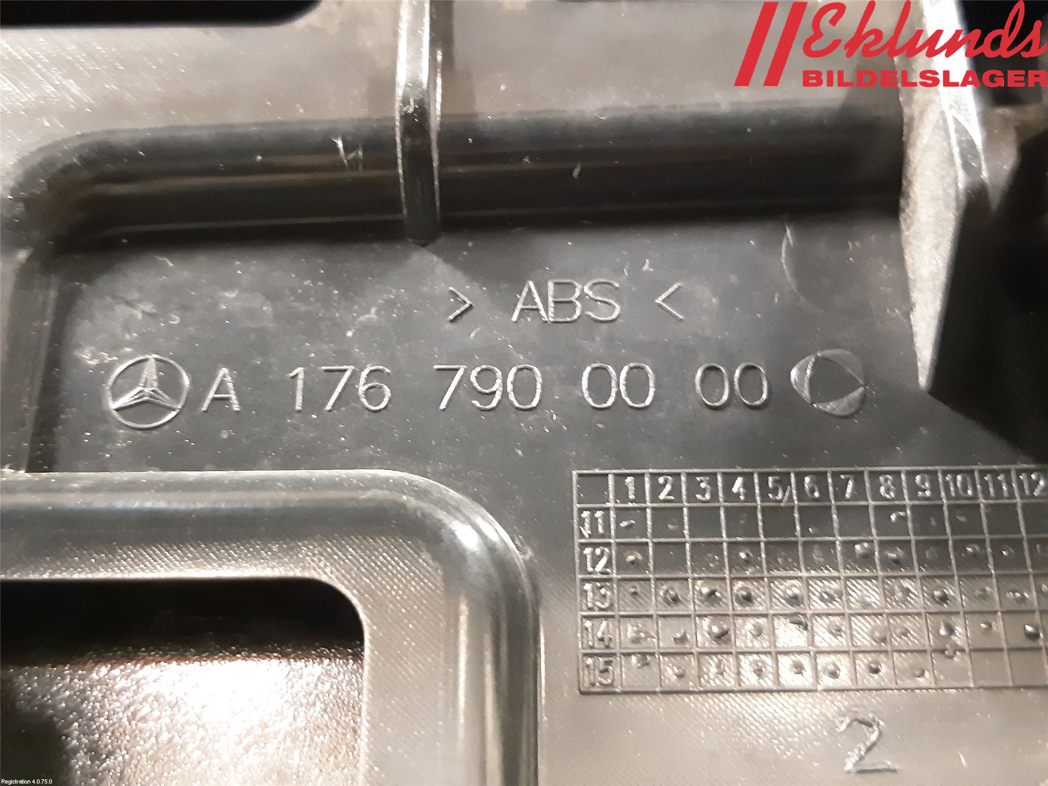 Mercedes-Benz MB A-KLASS (W176) 13-18 Spoiler Baklucka