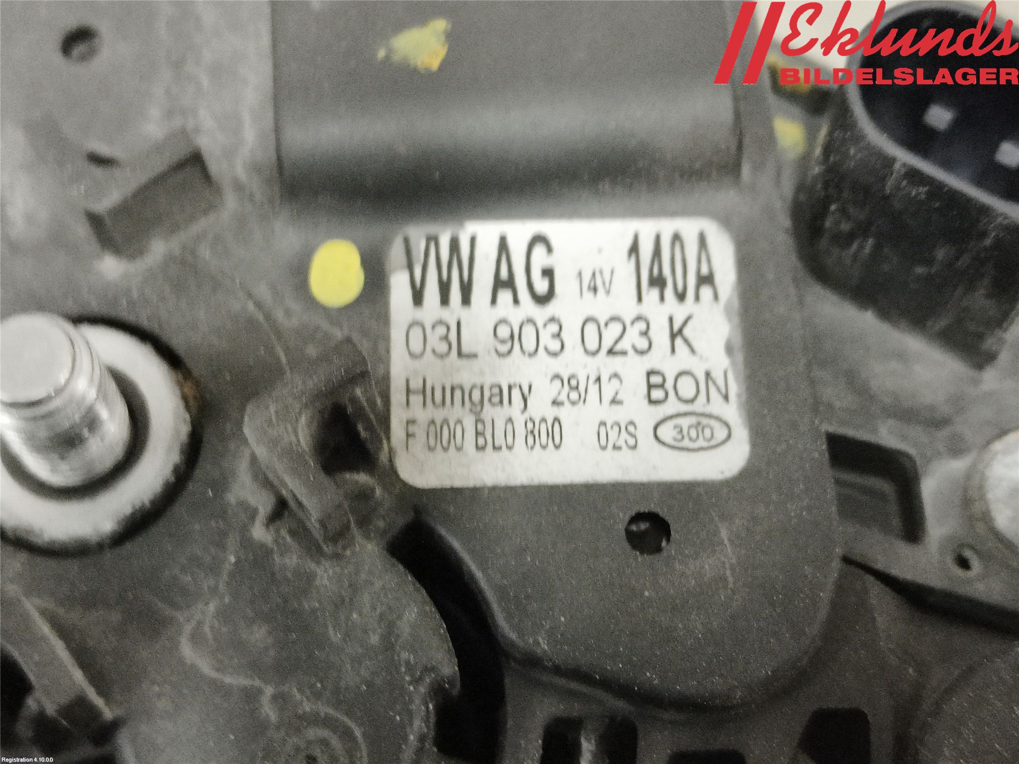 Audi A3/S3 8V 13-20 Generator