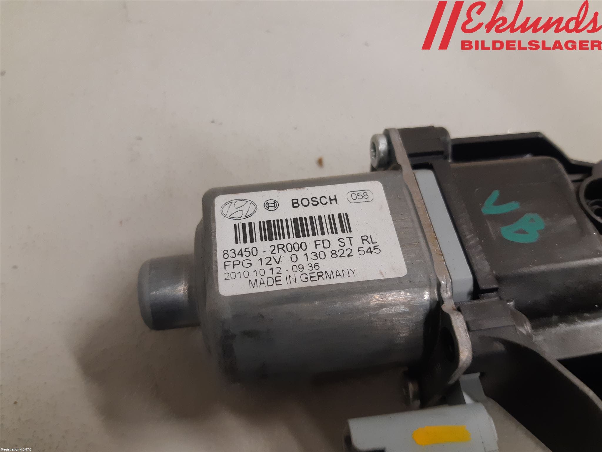 Hyundai i30 FD 07-12 Fönsterhissmotor