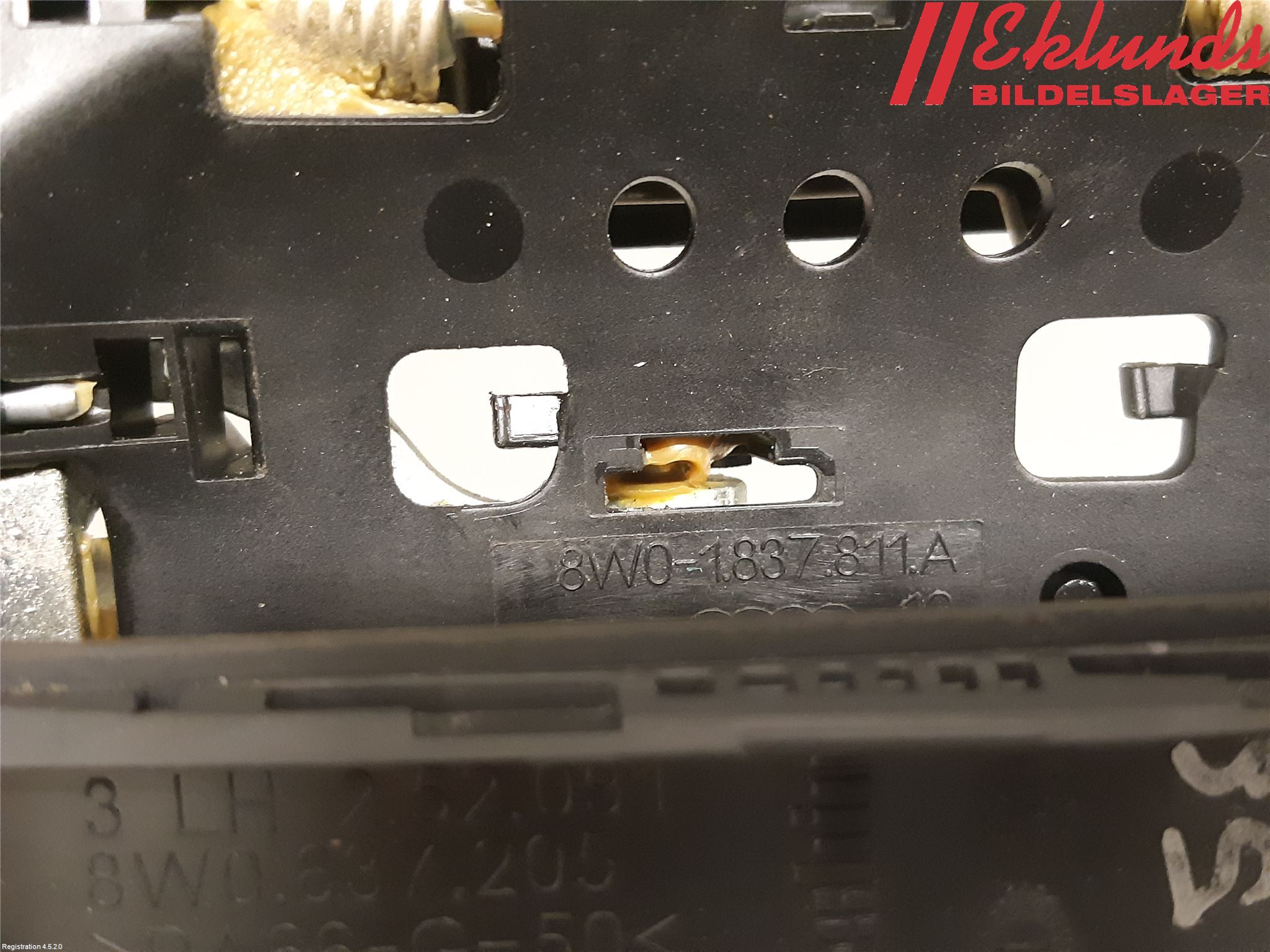 Audi A4/S4 B9 16-19 Dörrhandtag Yttre Vä