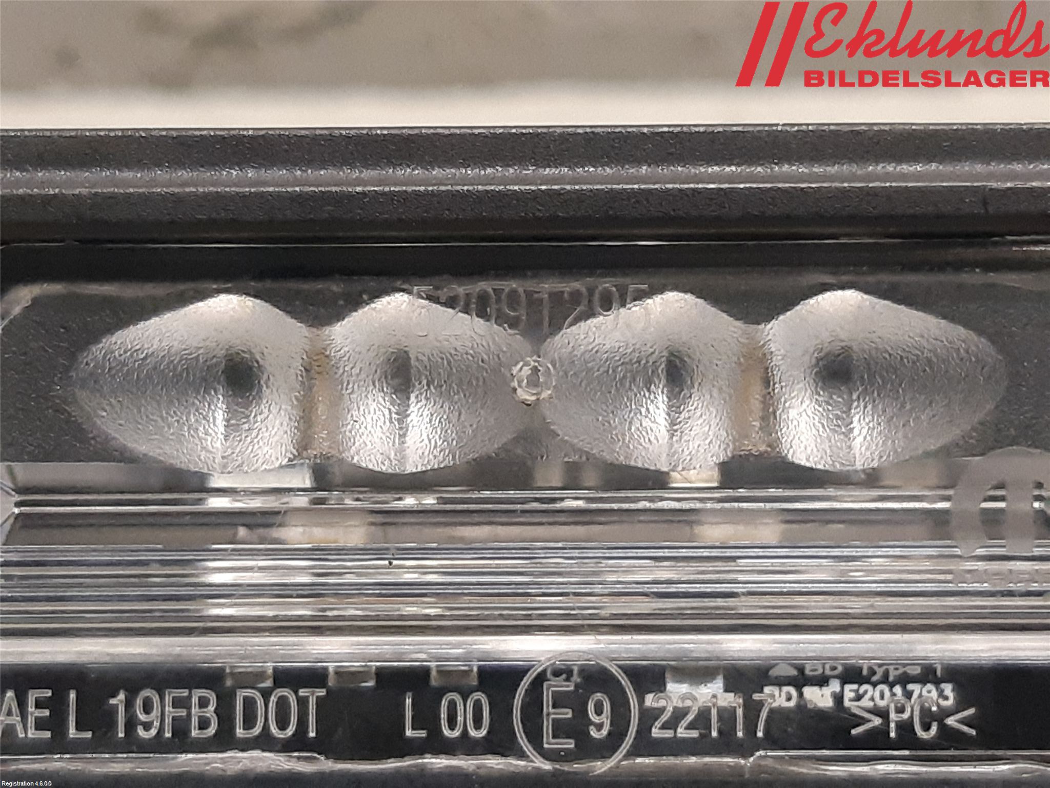 Fiat 500e 20- Skylt Belysning