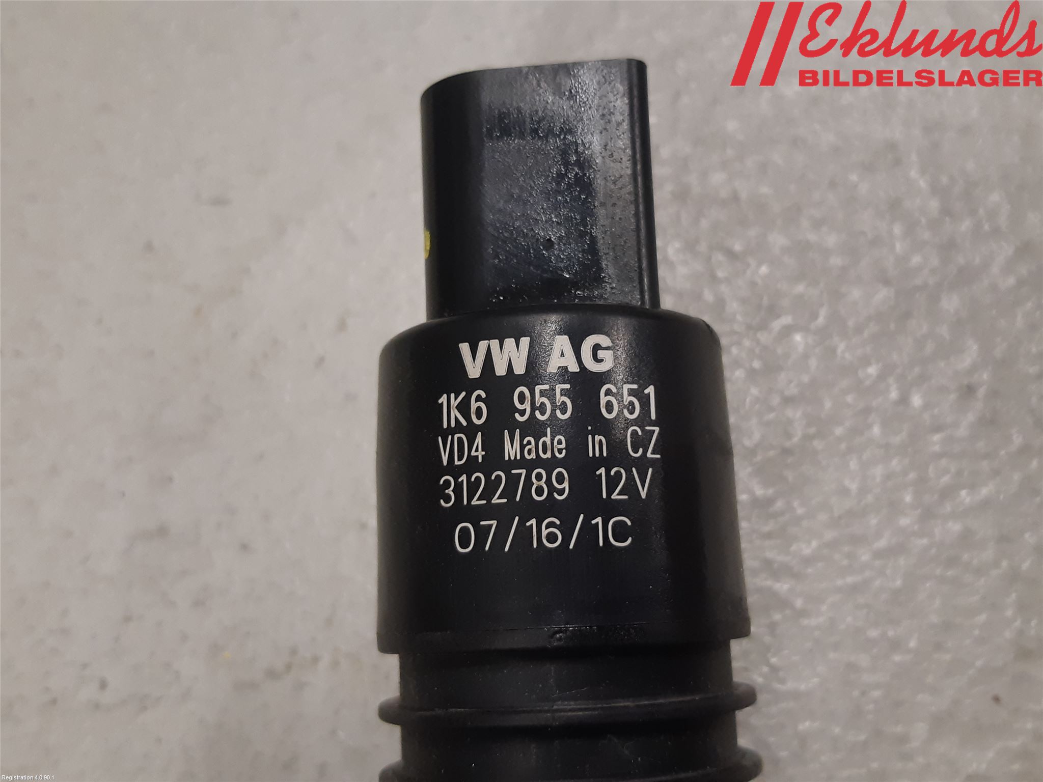 Volkswagen VW PASSAT 15-19 Spolarpump Vindruta