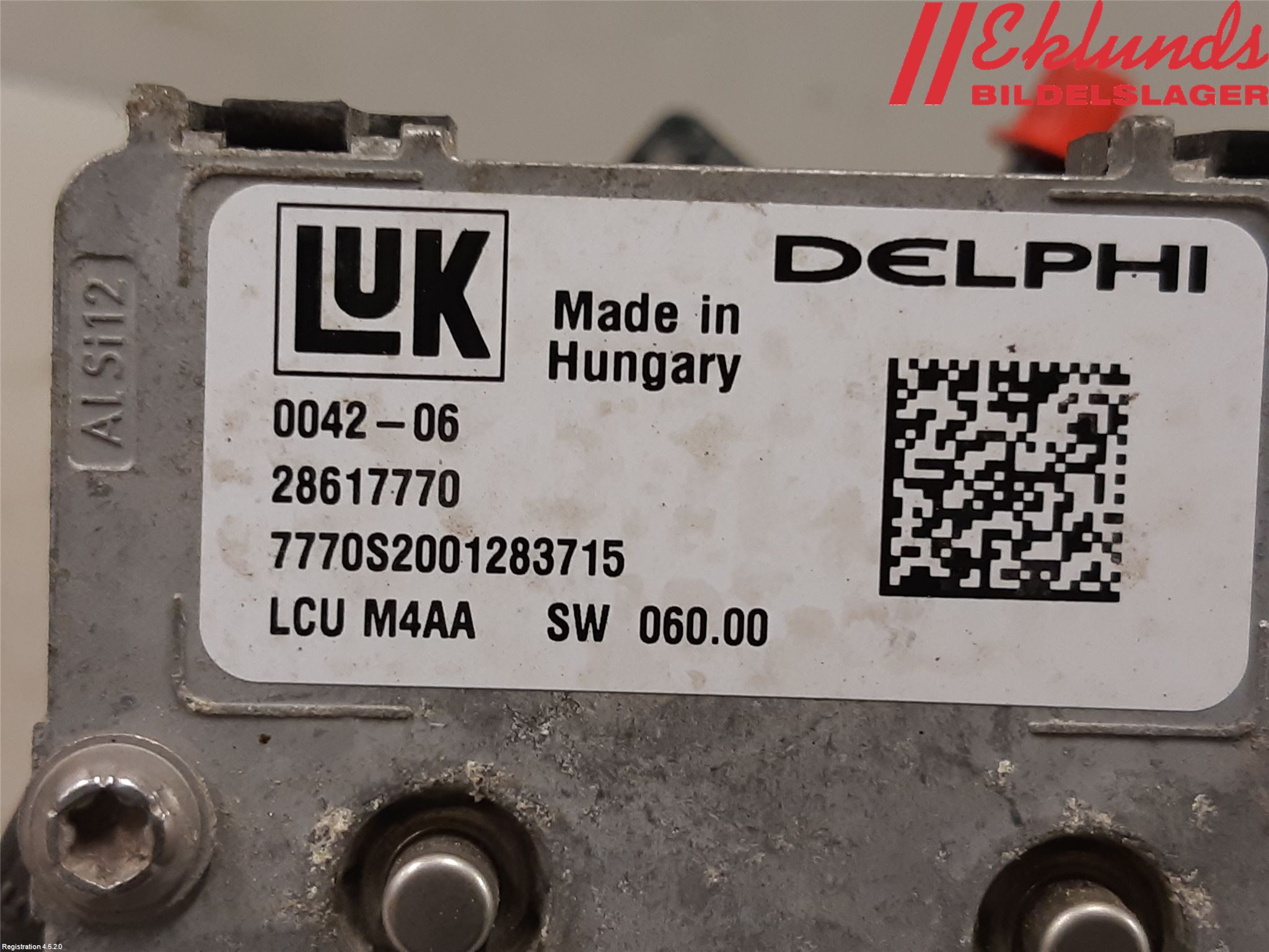 Kia NIRO (DE) 17-22 Kopplingscylinder Slav