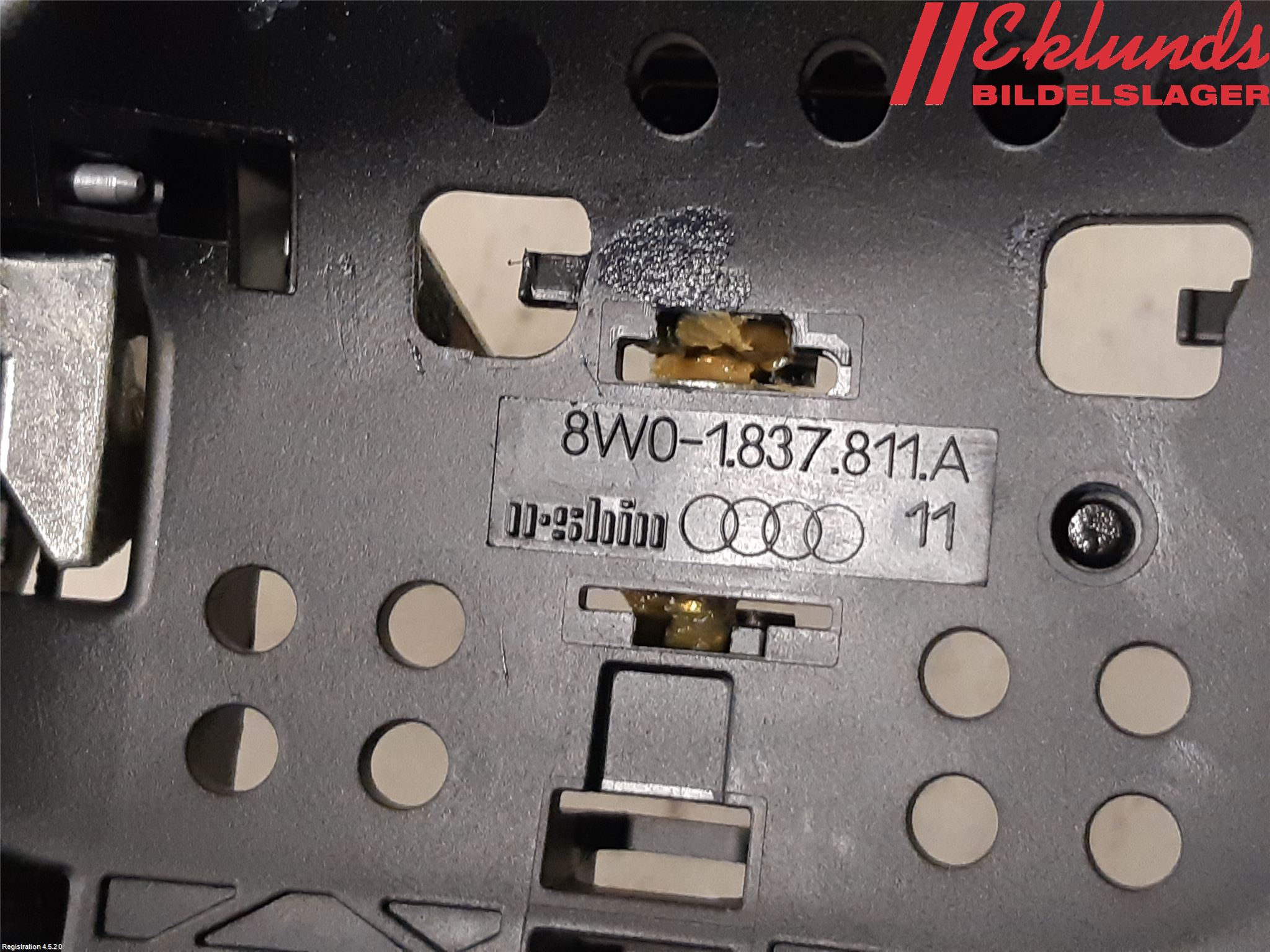 Audi A4/S4 B9 16-19 Dörrhandtag Yttre Vä