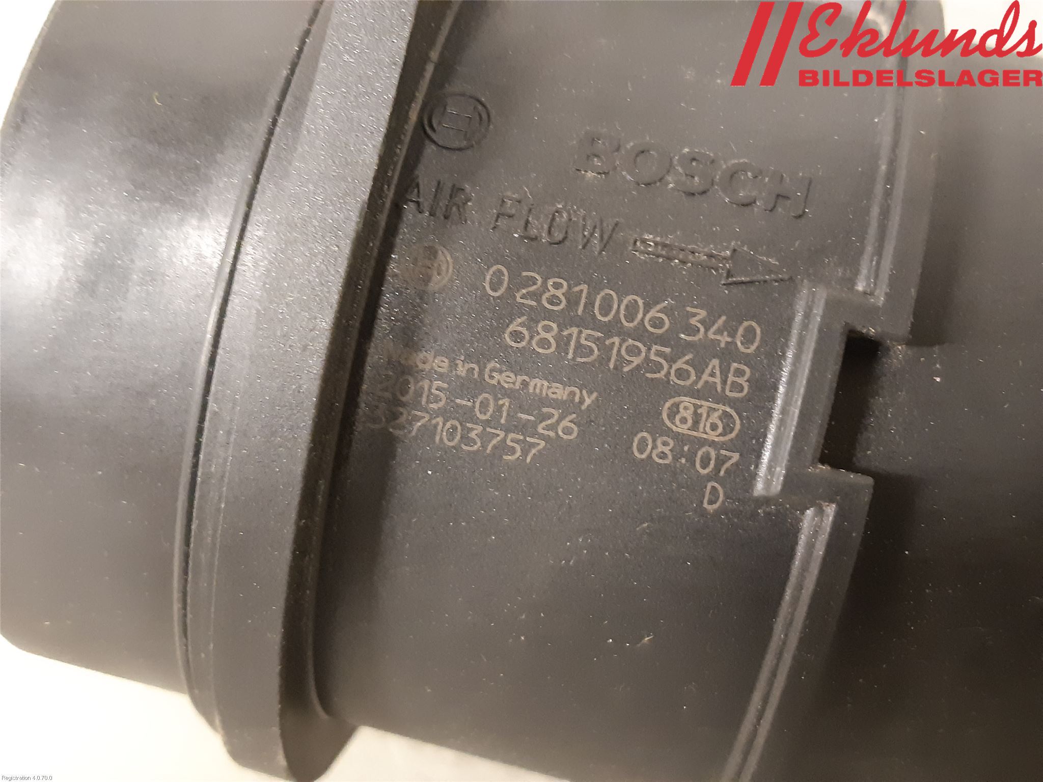 Dodge PICK UP RAM 81- Injluftmassamätare