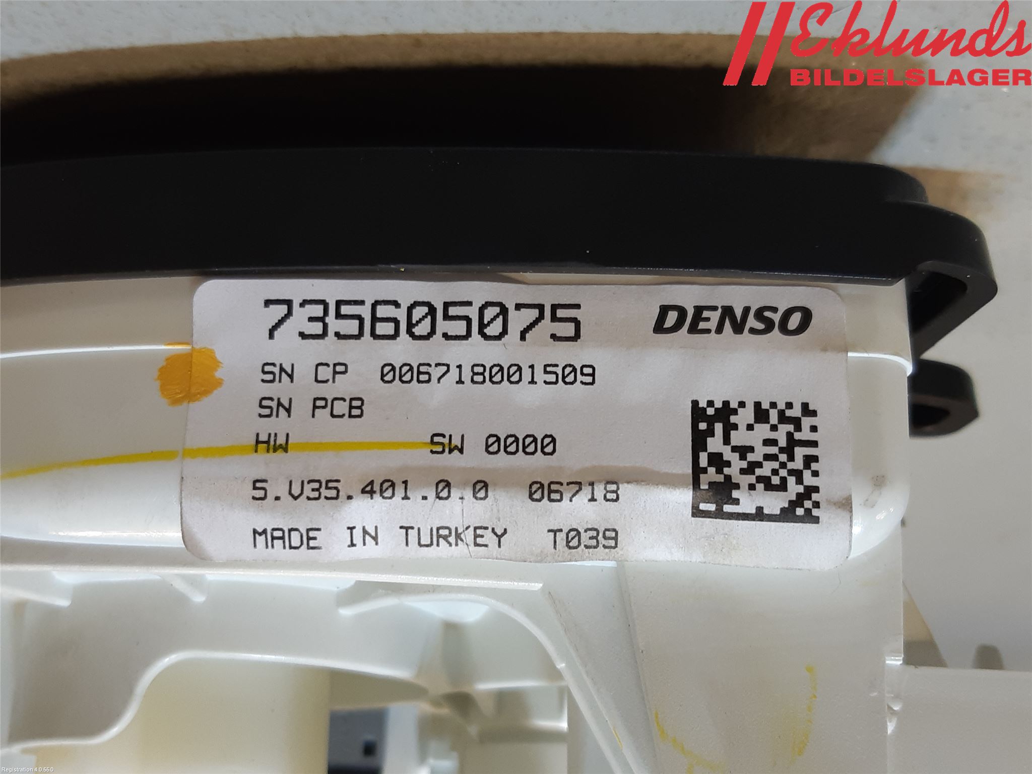 Fiat DOBLO CARGO Ac Styrenhet Ac Manöveren