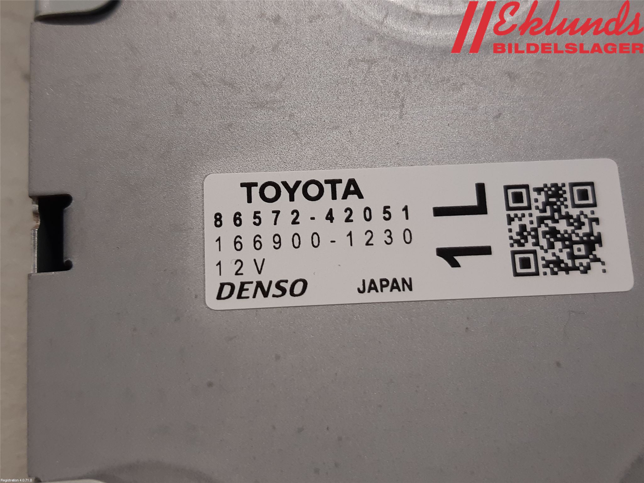 Toyota RAV4 19- Styrenhet Parkeringshjälp