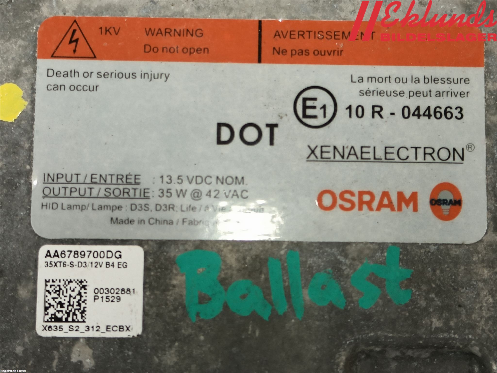 Kia OPTIMA 16-20 Styrenhet Strålkastare