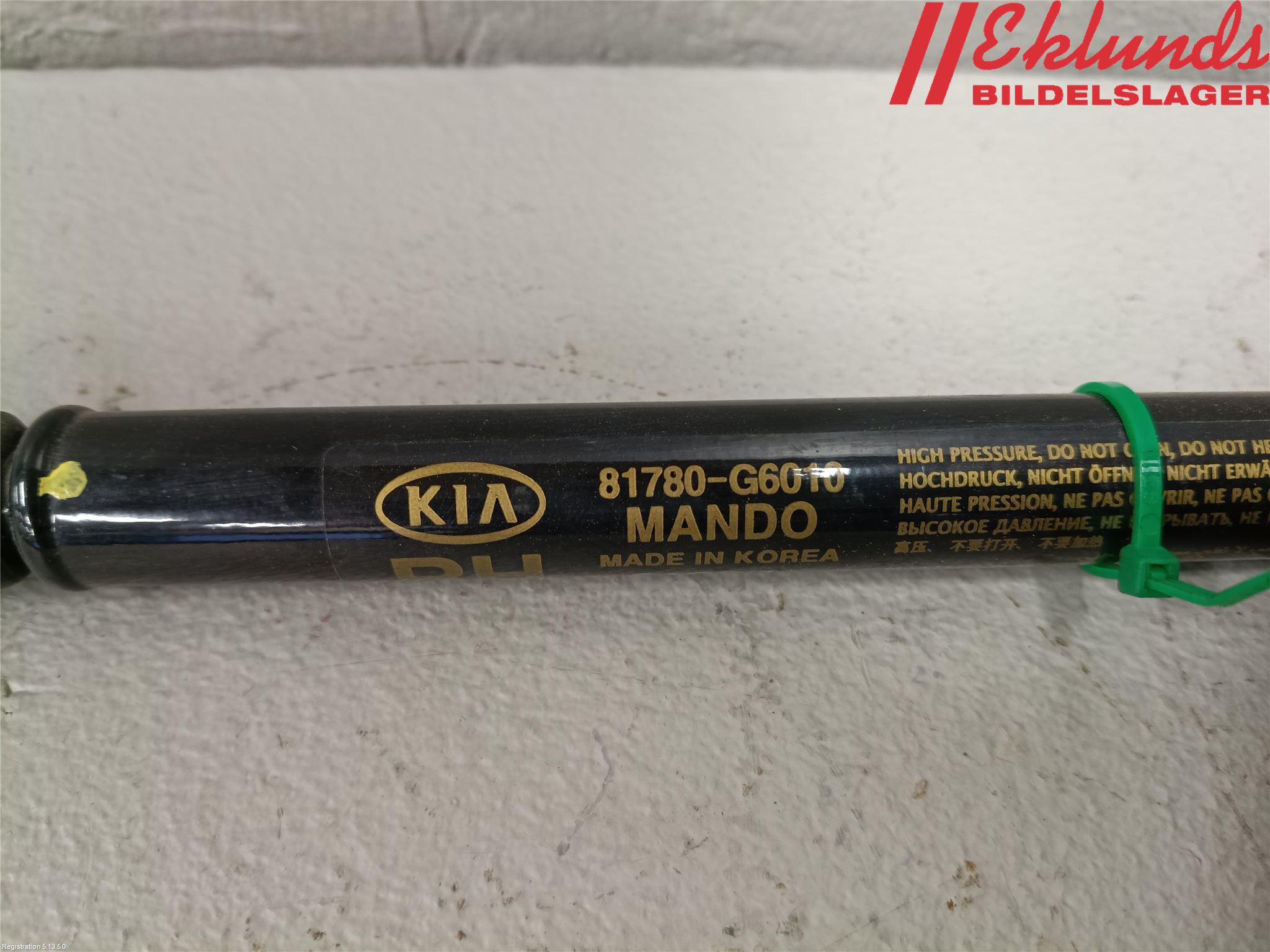 Kia PICANTO 17- Gasfjäder Baklucka