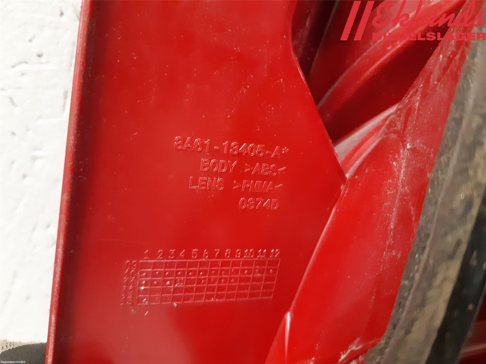 Ford FIESTA 09-12 Bakljus Vänster