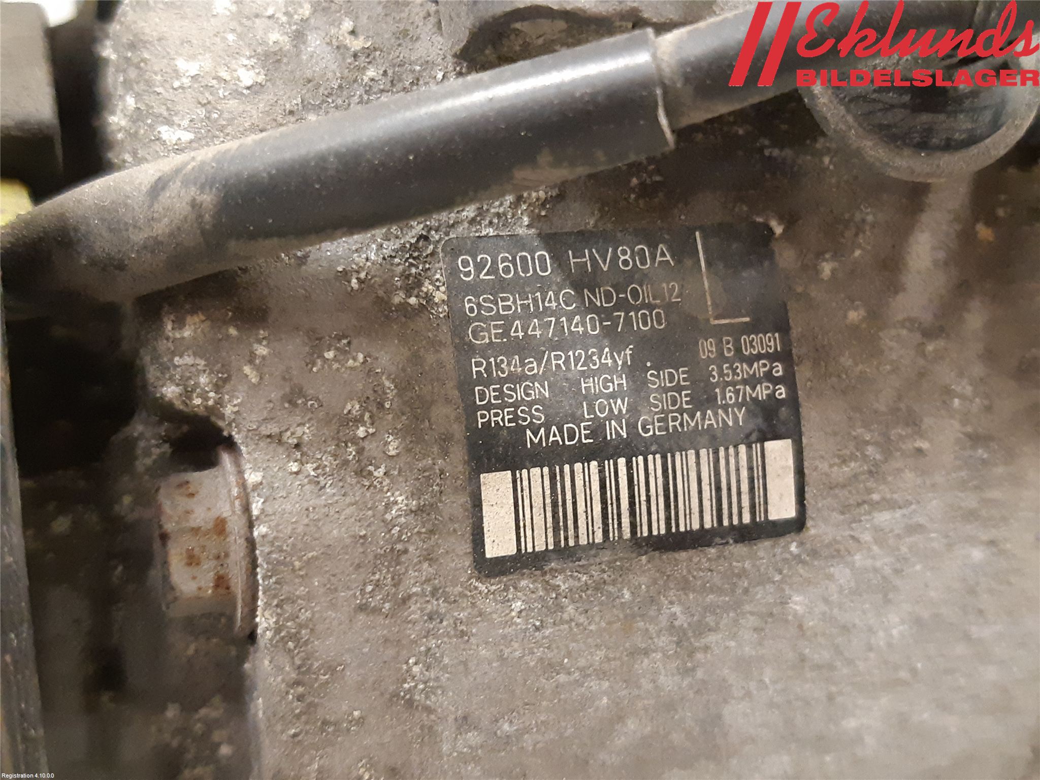 Nissan QASHQAI 17-21 Ac Kompressor