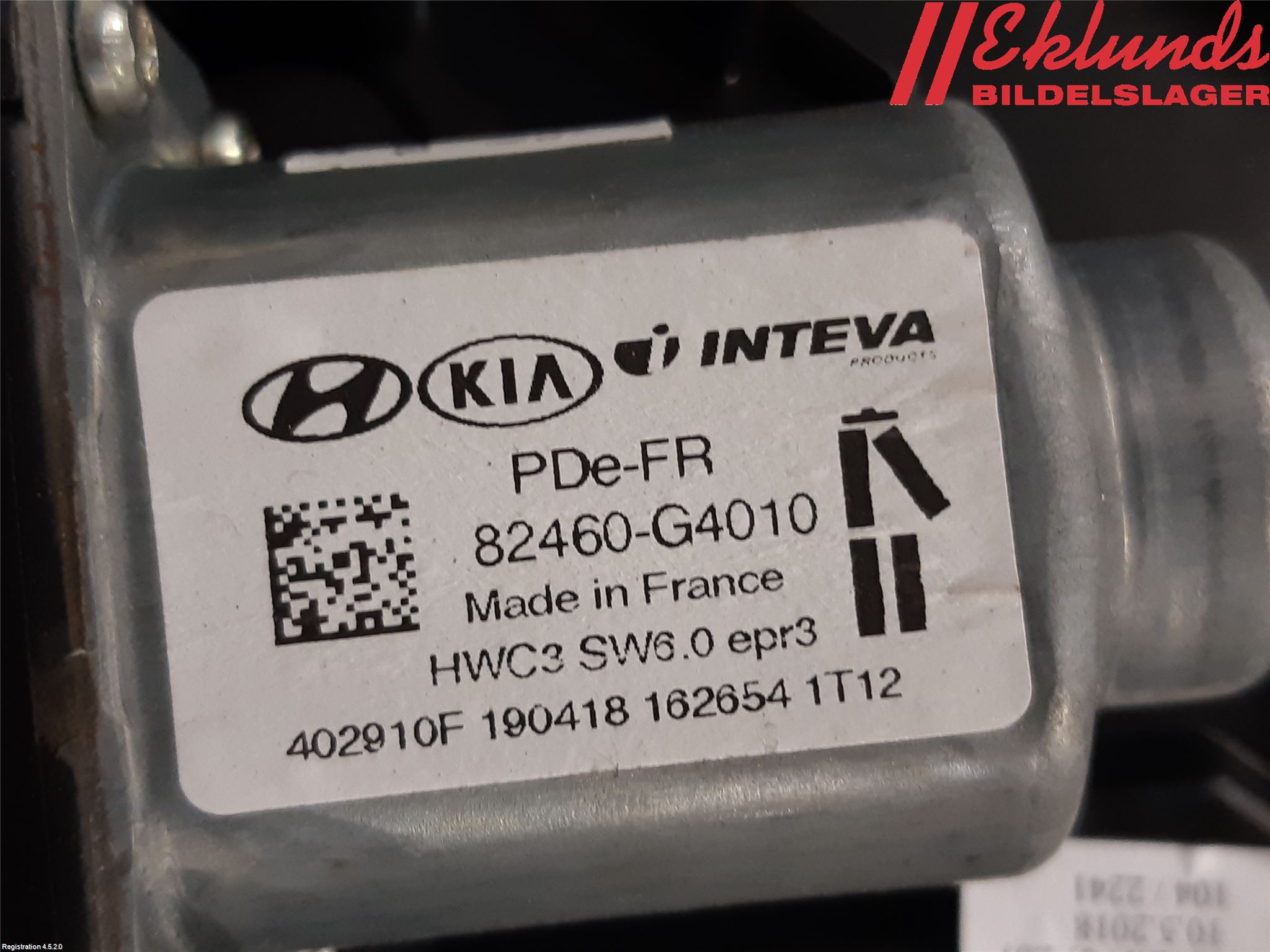 Hyundai i30 PD 17- Fönsterhiss El Kompl