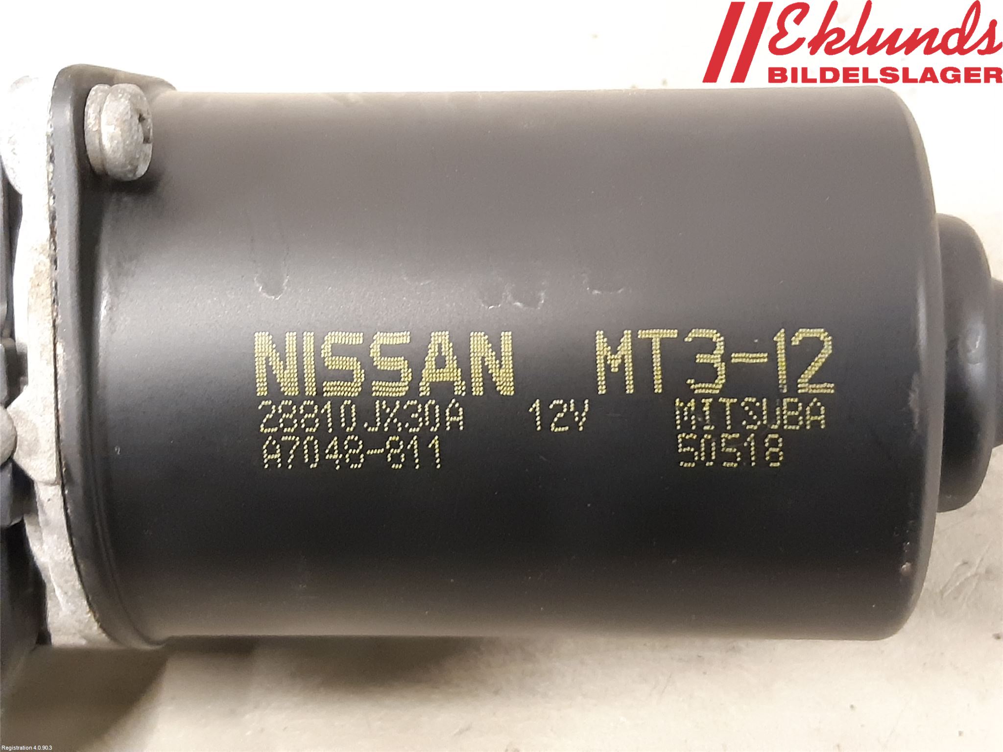 Nissan NV200/NV200 COMBI Torkarmotor Vindruta
