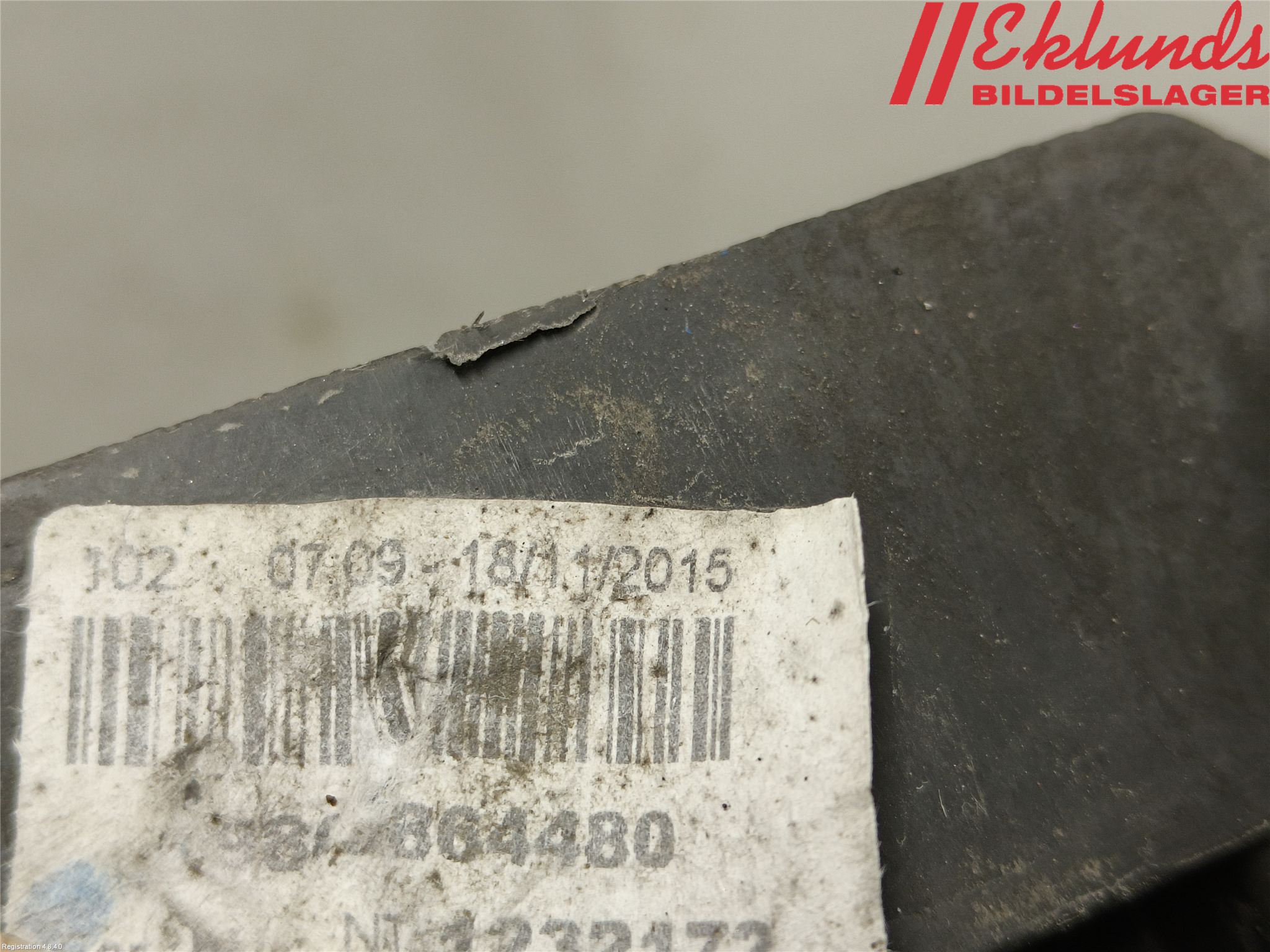 Peugeot 508 11-18 Frontplåt