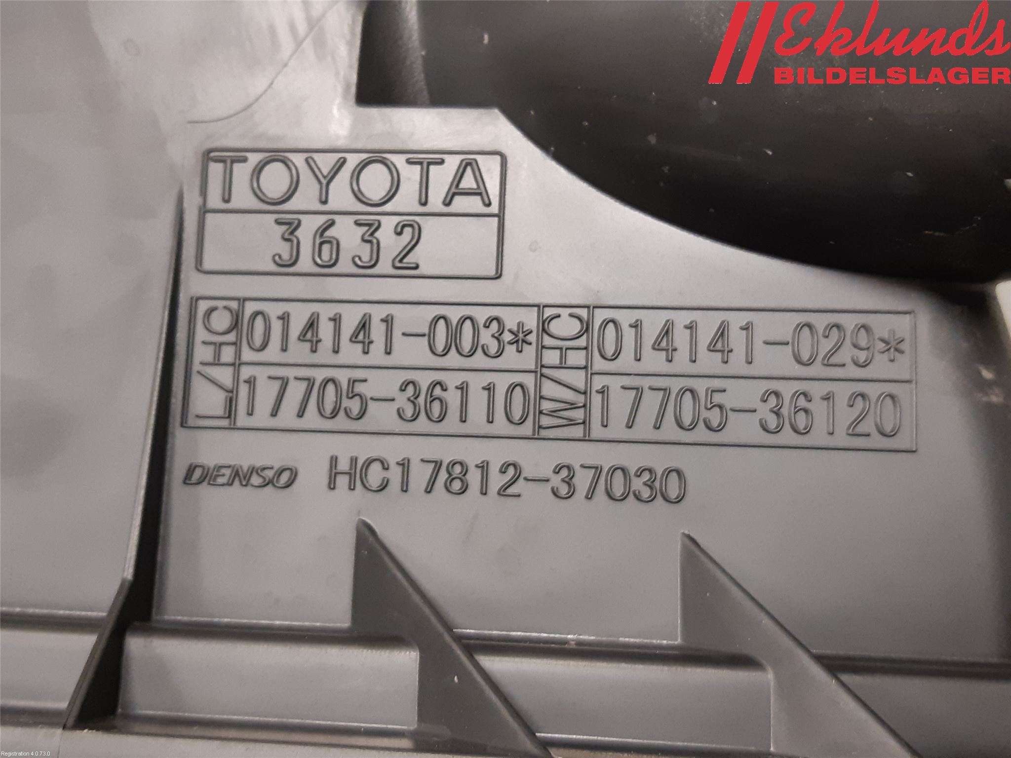 Toyota RAV4 13-18 Luftrenare