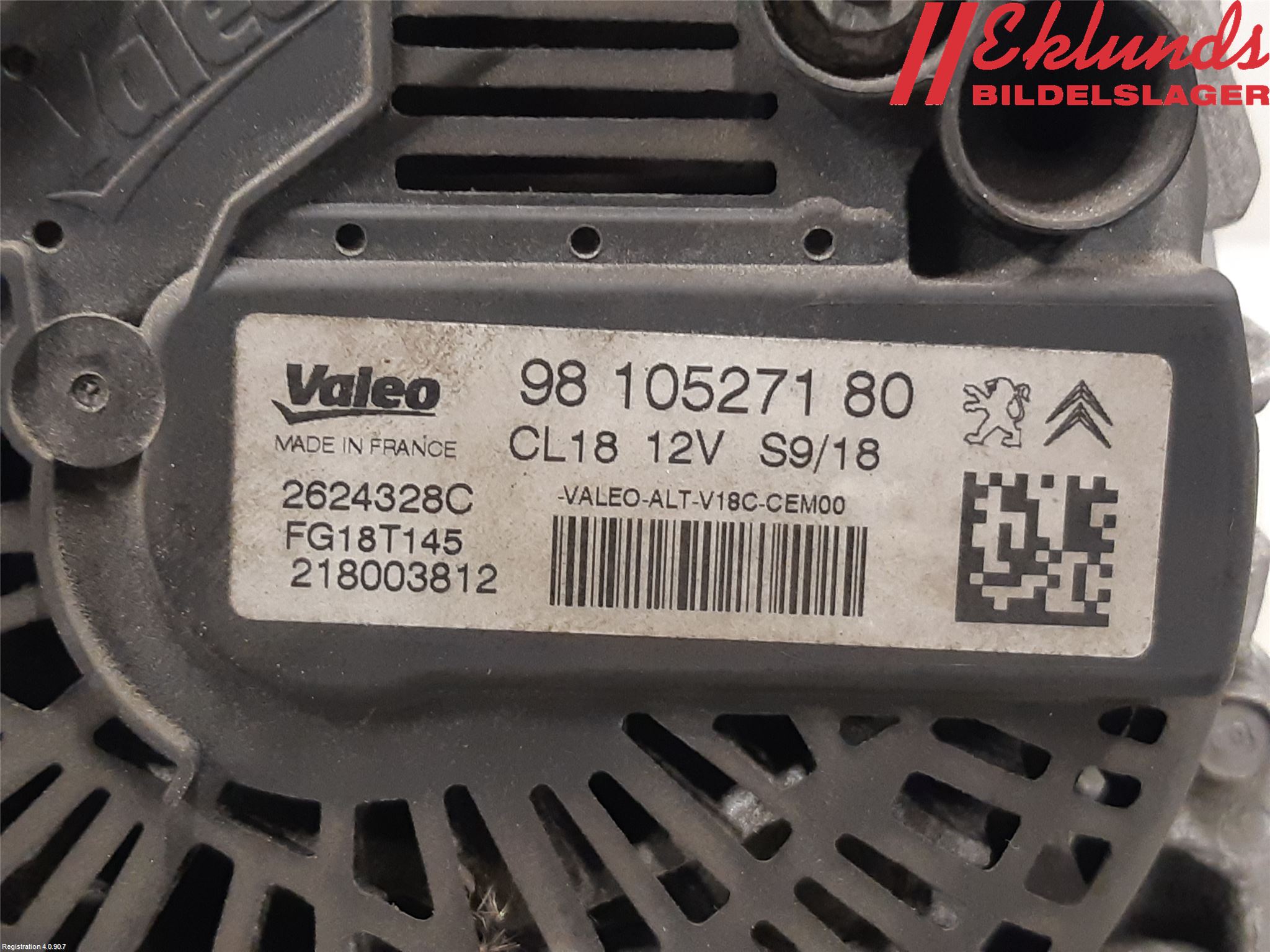 Peugeot PARTNER 16-18 Generator