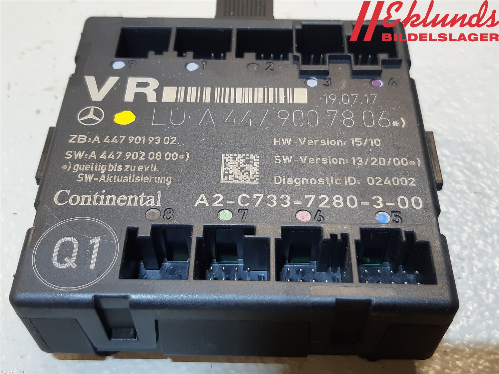 Mercedes-Benz MB VITO/V-KLASS (W640,W447,W448) 14- Styrenhet Dörr
