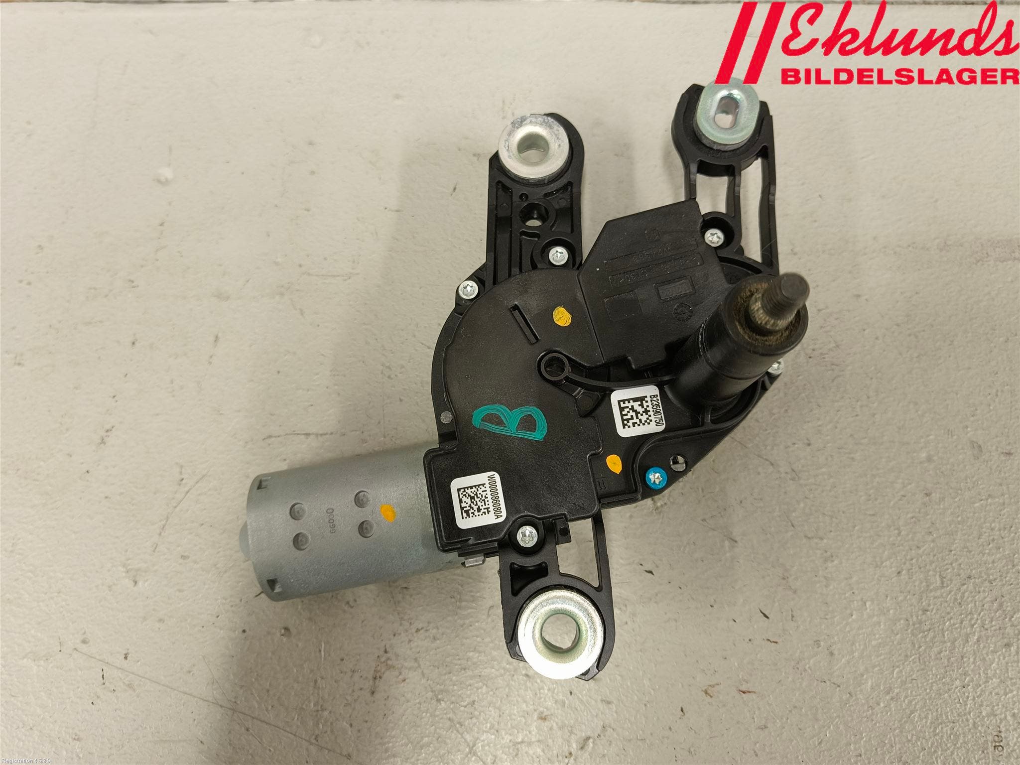 Volkswagen VW GOLF / E-GOLF VII 13-20 Torkarmotor Baklucka