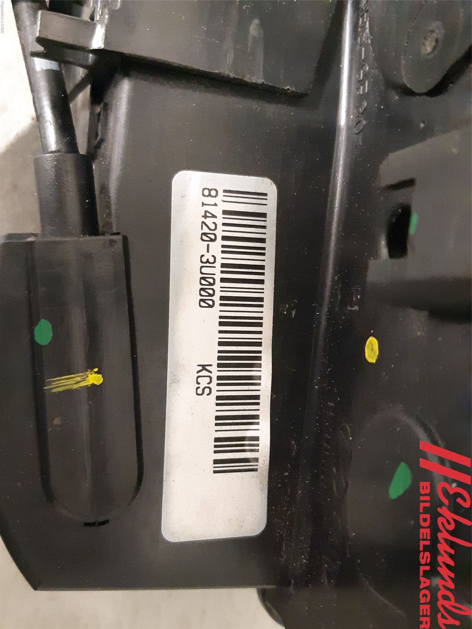 Kia SPORTAGE (SL) 11-15 Låskista-Dörrlås