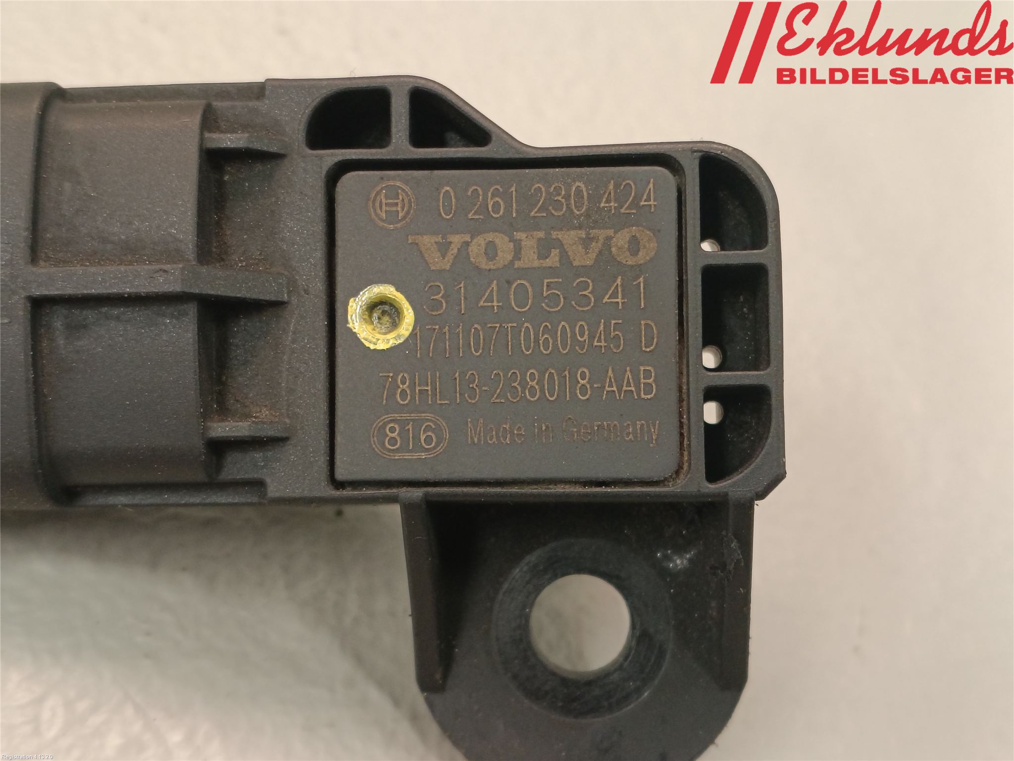 Volvo V40 12-19 Givare Laddluftstryck