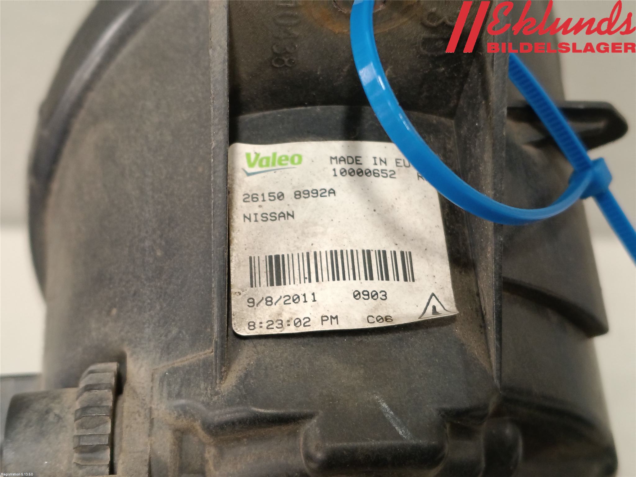 Nissan QASHQAI 10-14 Dimljus-Varselljus Fram