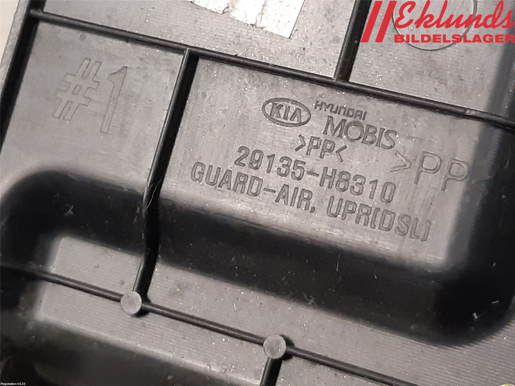 Kia STONIC 18->> Deflektor Plåt-Plast Kylning