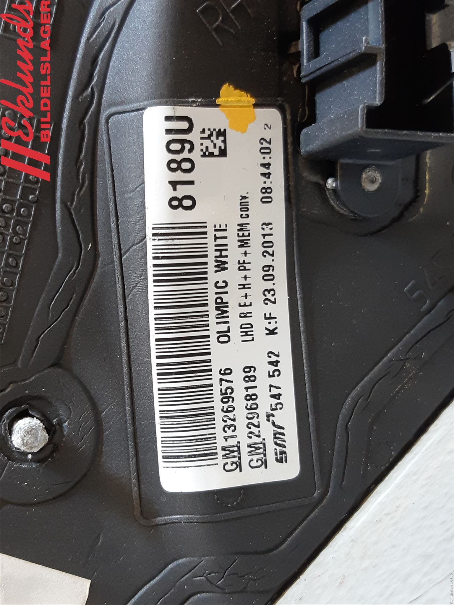 Opel INSIGNIA 09-16 Spegel Yttre El Hö