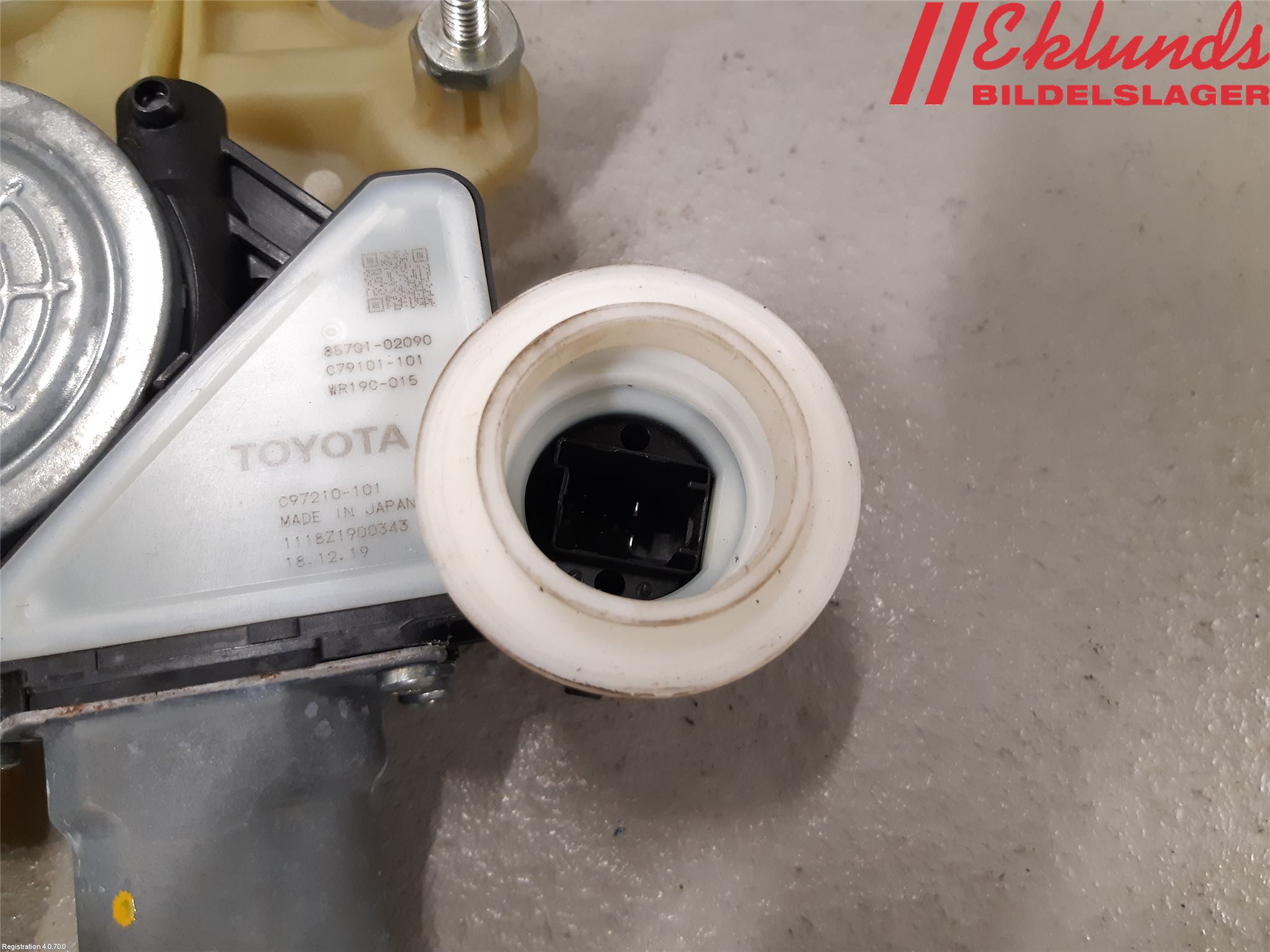 Toyota COROLLA 19- Fönsterhiss El Kompl