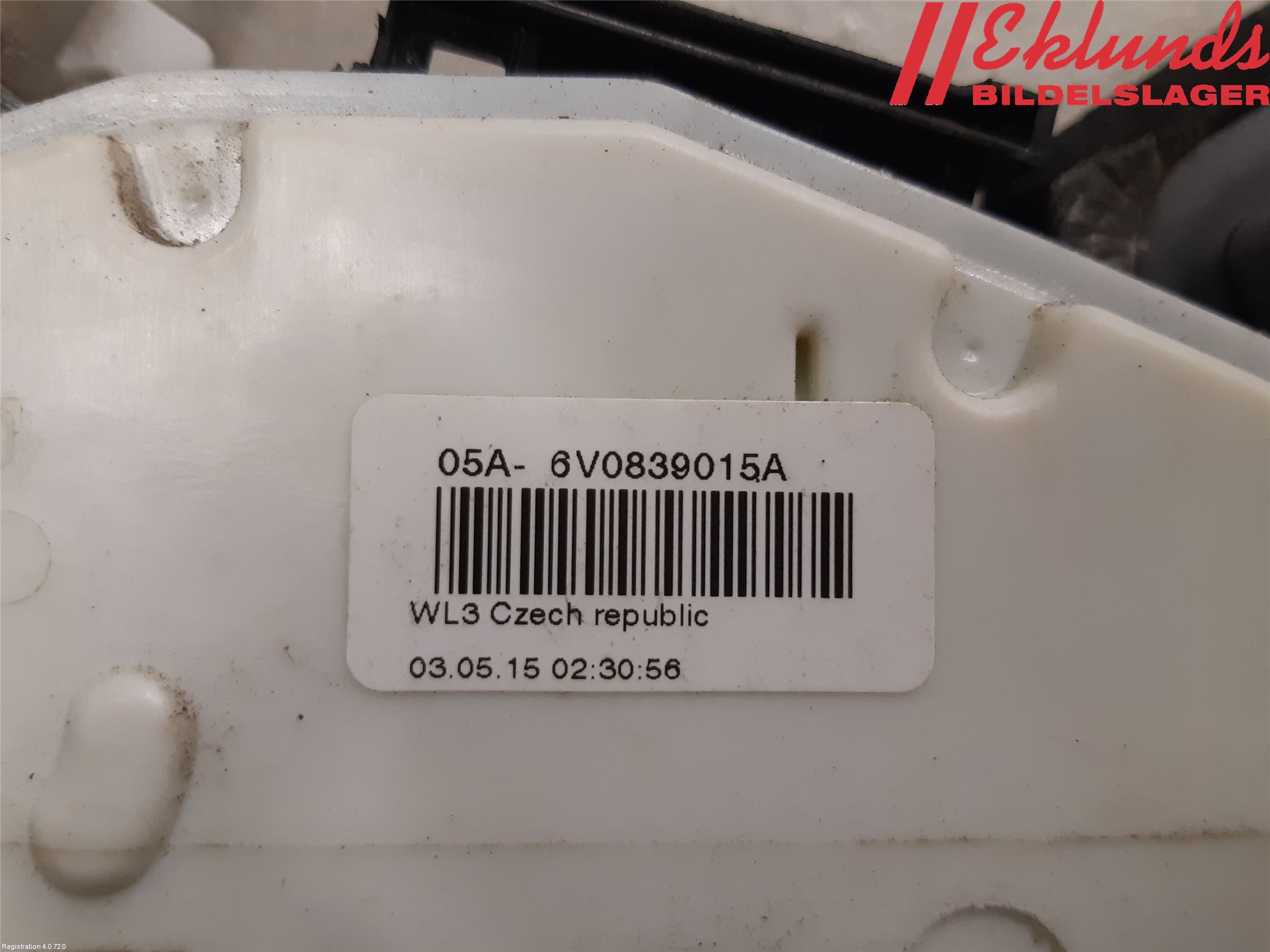 Skoda FABIA 15-21 Låskista-Dörrlås
