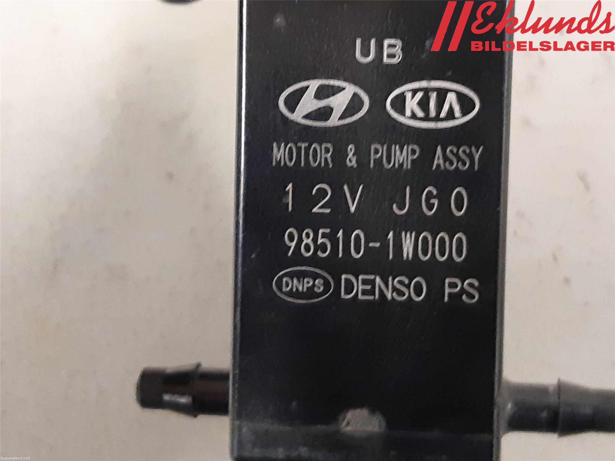 Hyundai SANTA FE 13-18 Spolarpump Vindruta