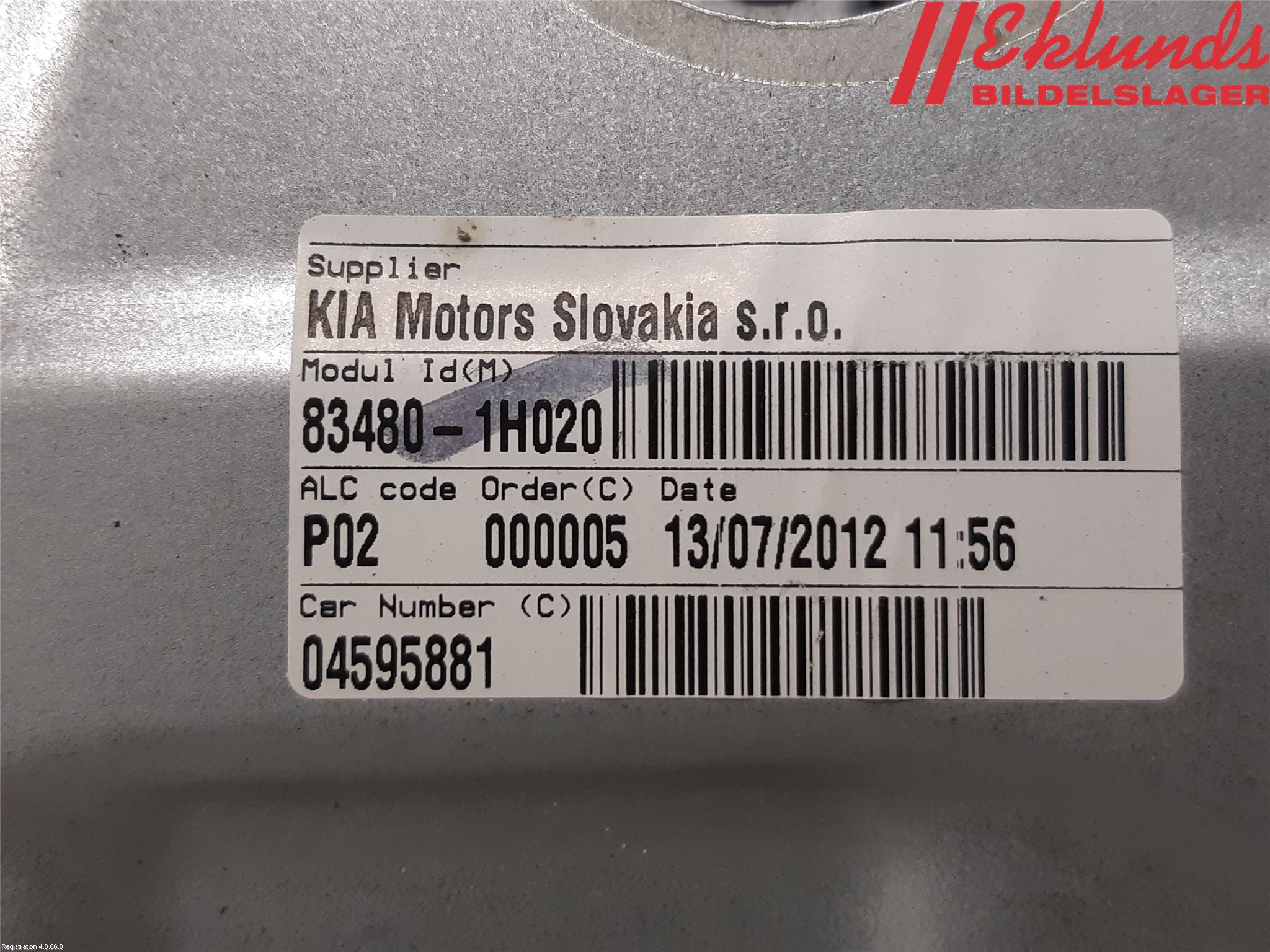 Kia CEED 06-12 Fönsterhiss El Kompl