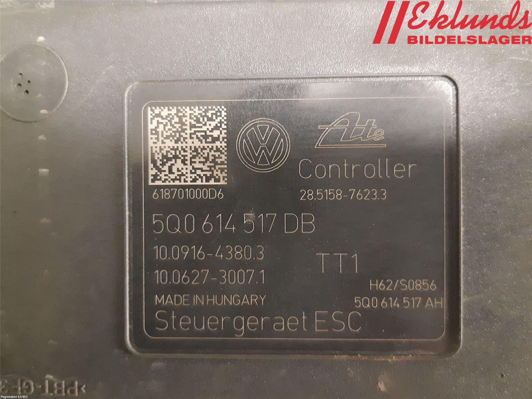 Volkswagen VW PASSAT 15-19 Abs Hydraulaggregat