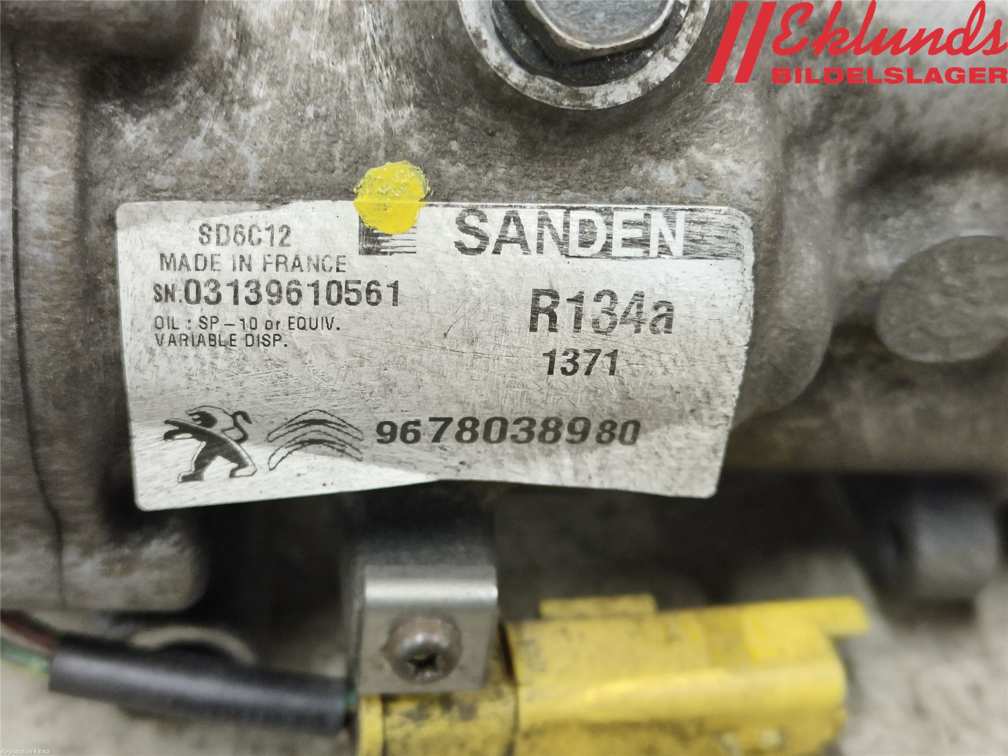 Peugeot 508 11-18 Ac Kompressor