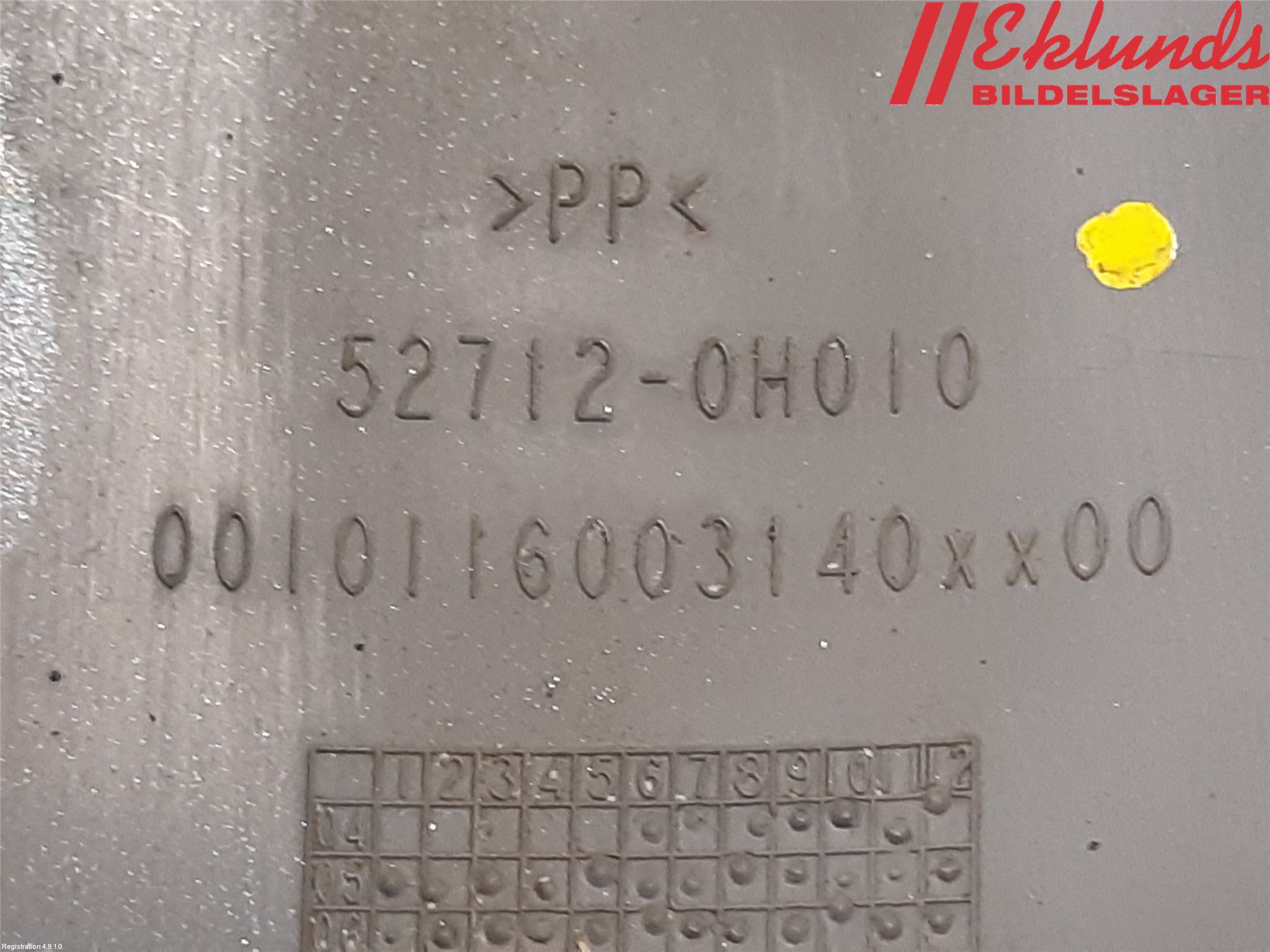 Toyota AYGO 06-14 Stöt Utfyllnad-List-Grill