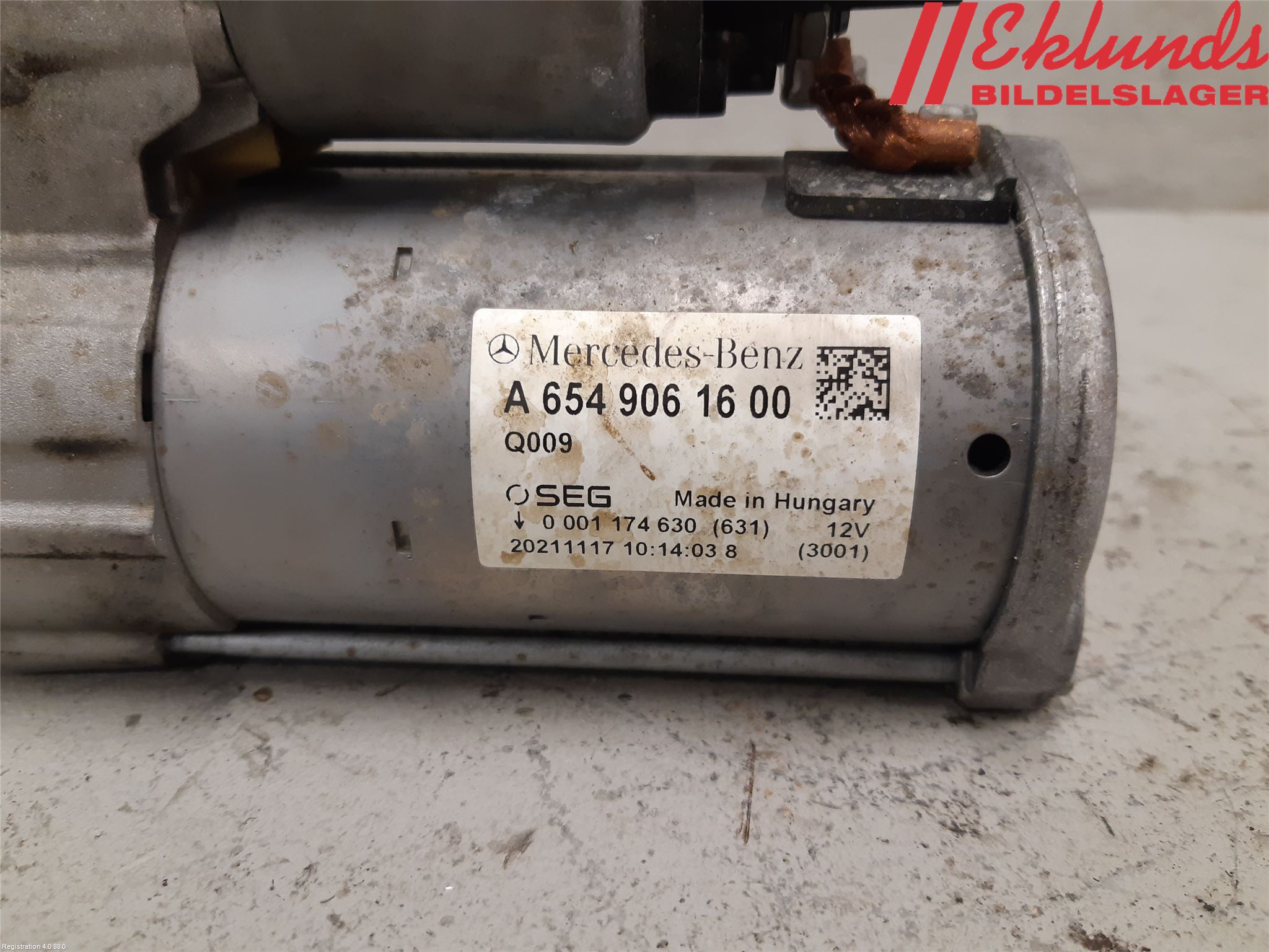 Mercedes-Benz MB SPRINTER (W907/W910) 19- Startmotor Diesel