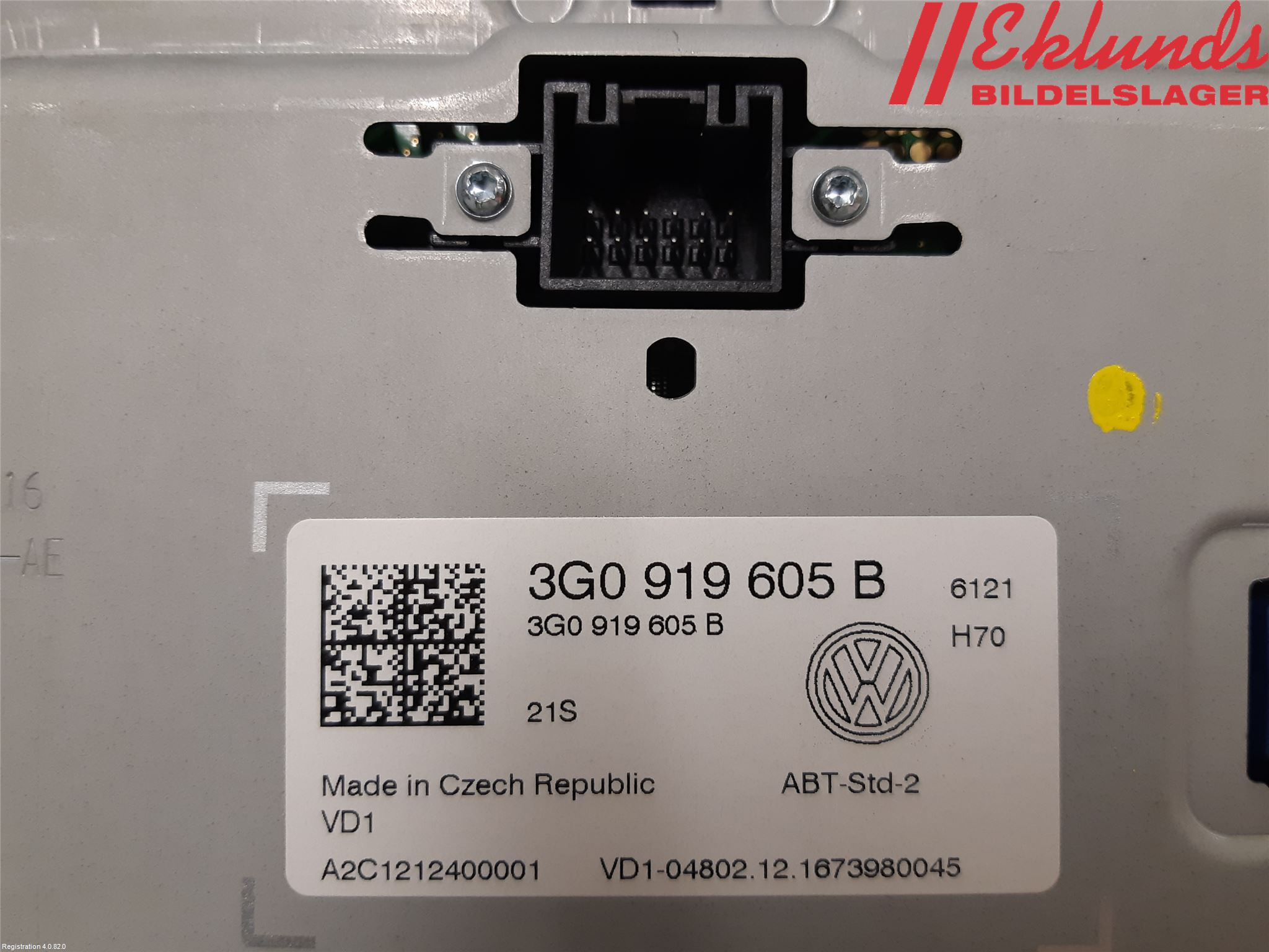 Volkswagen VW GOLF / E-GOLF VII 13-20 Cd Radio - Multimediapanel