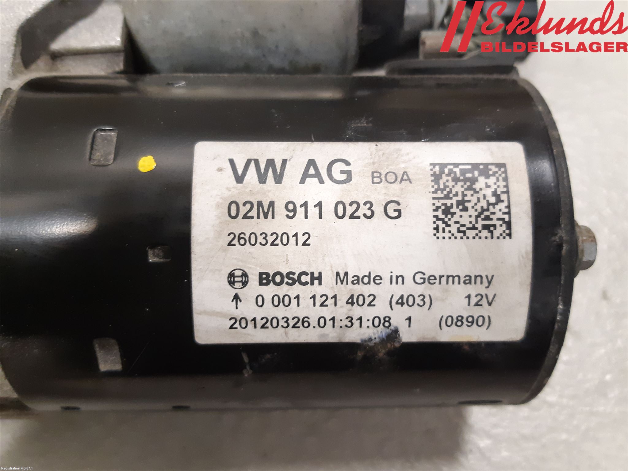 Skoda SUPERB 09-15 Startmotor