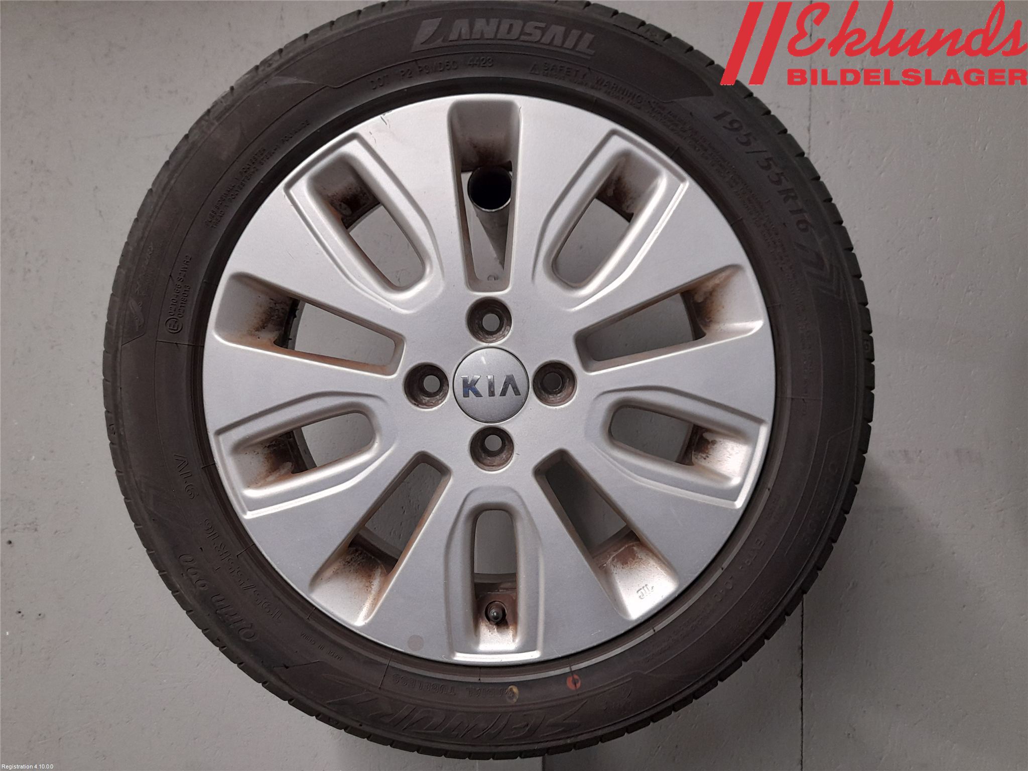 Kia RIO 12-16 Sommardäck Alumfälg 4St