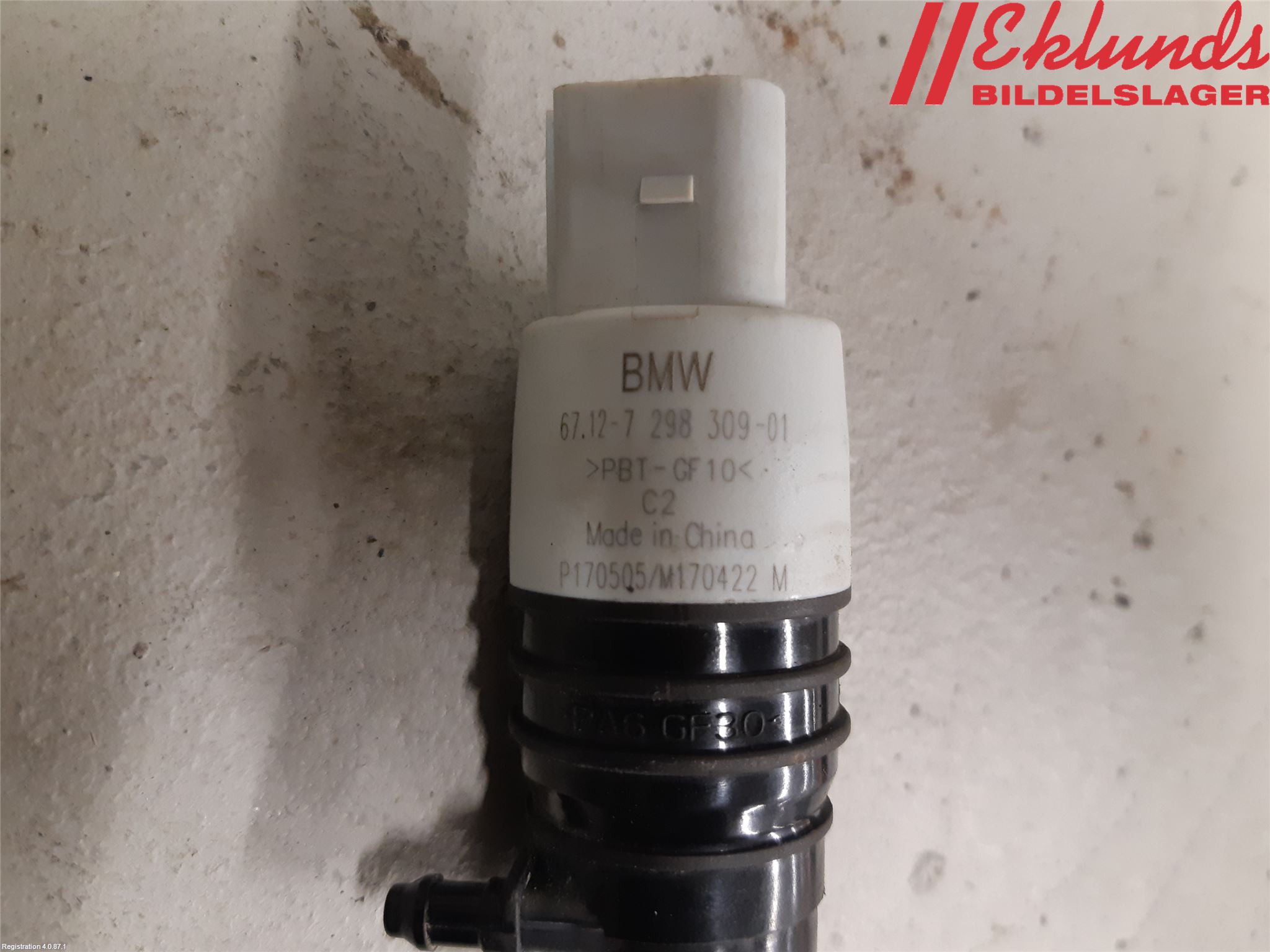 BMW 5 G30/G31/F90 17-23 Spolarpump Högtryck