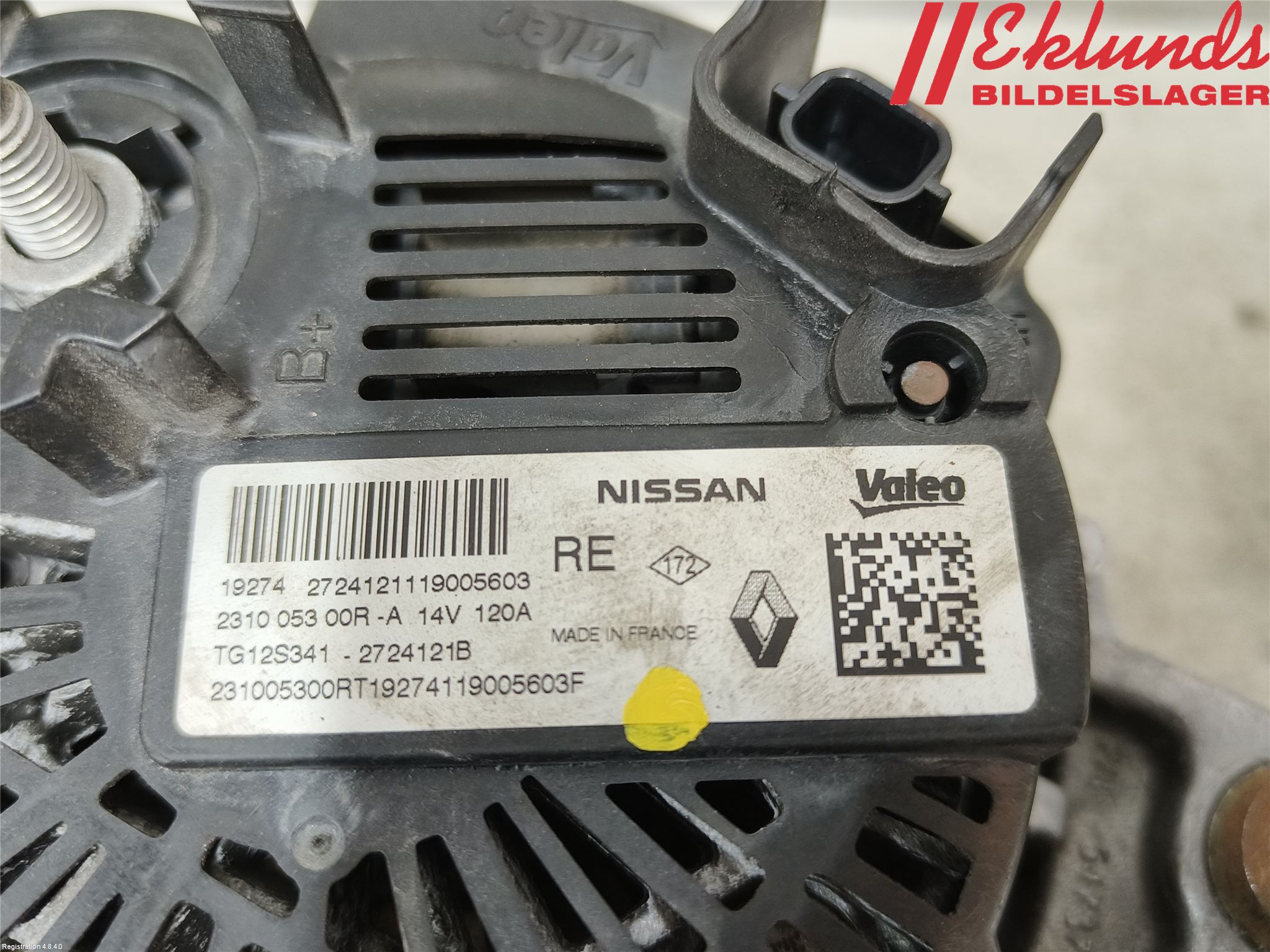 Renault CAPTUR 13-19 Generator