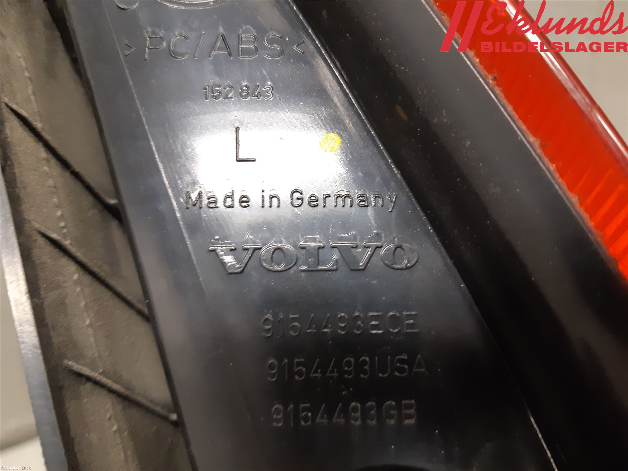 Volvo V70 00-04 Bakljus Vänster