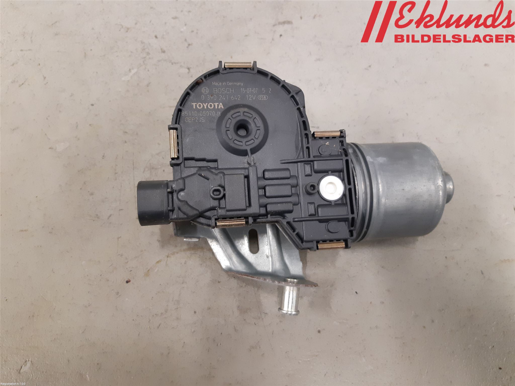 Toyota AVENSIS 16-18 Torkarmotor Vindruta