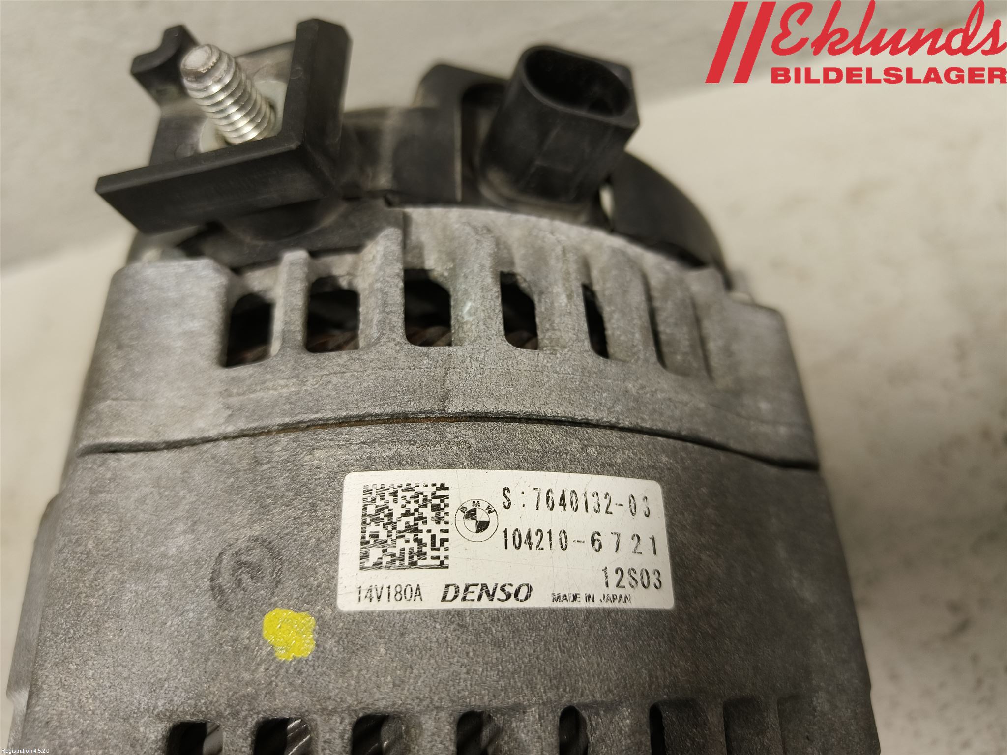 BMW 3 GT F34 13-19 Generator