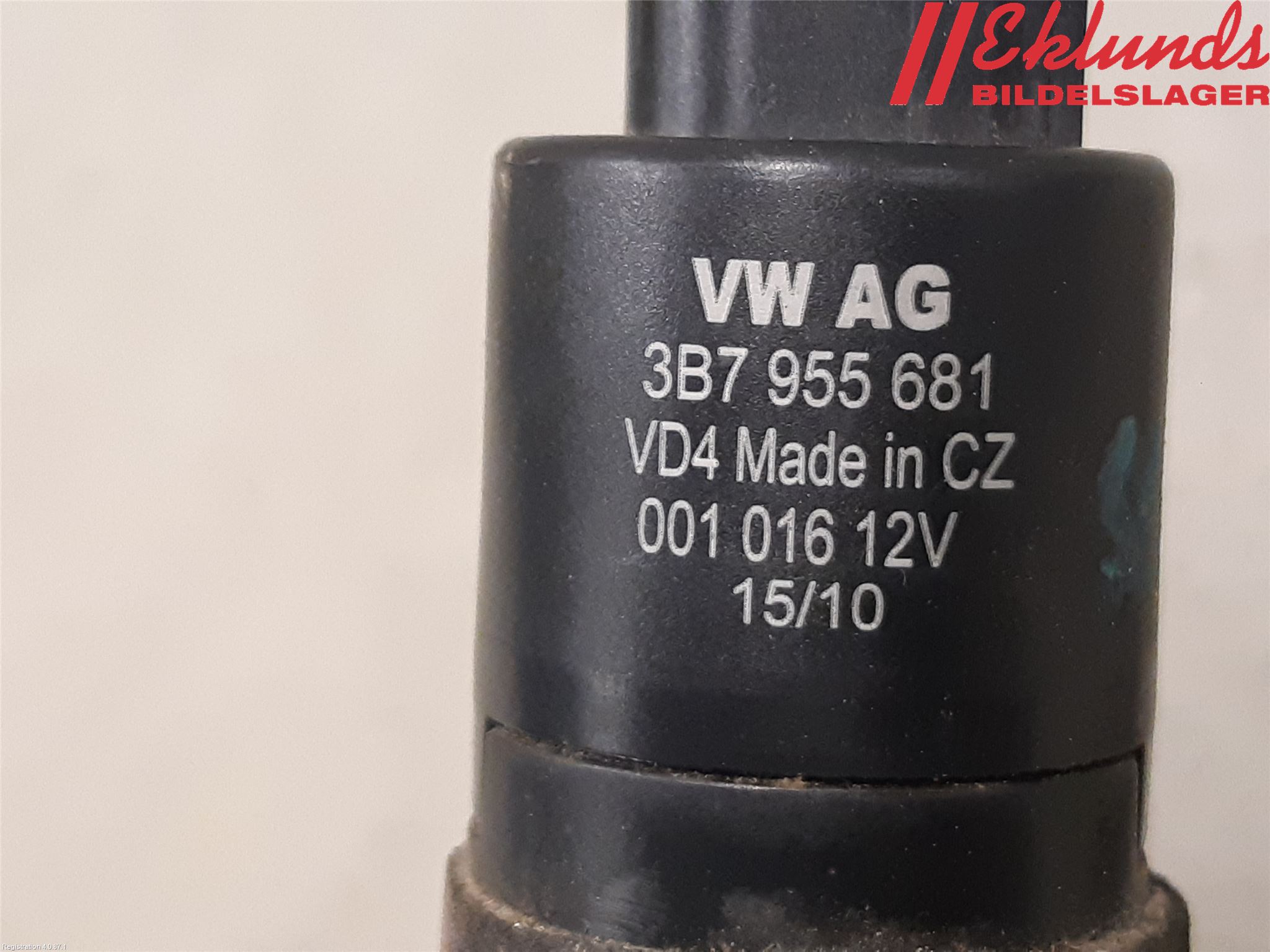 Audi A4/S4 08-11 Spolarpump Högtryck