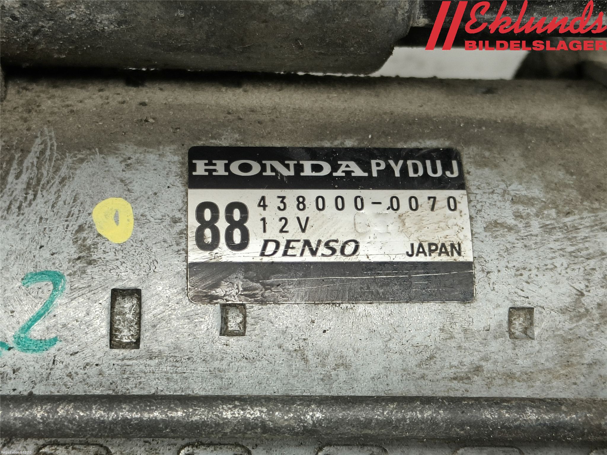 Honda CR-V 13-18 Startmotor Diesel