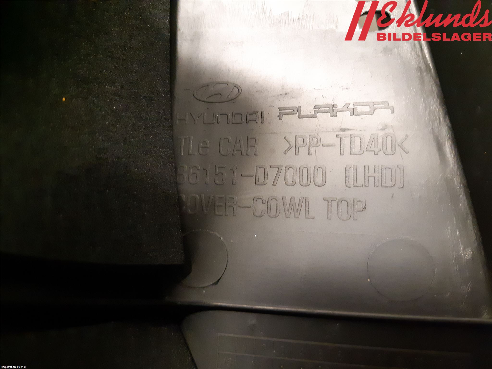 Hyundai TUCSON 05- Torpedplåt-Torpedplast