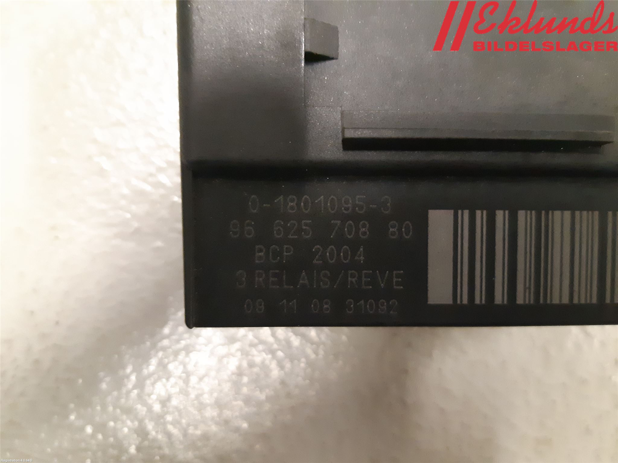 Peugeot 3008 09-16 Relä Övrigt