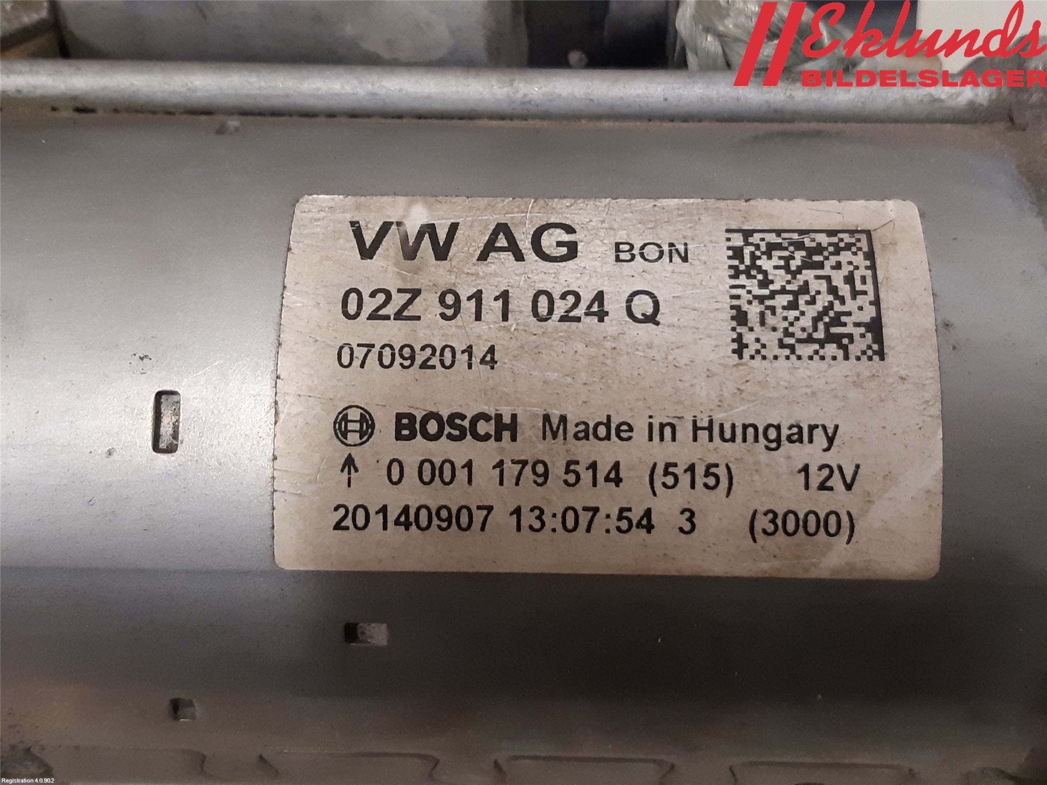 Skoda OCTAVIA (5E) 13-20 Startmotor